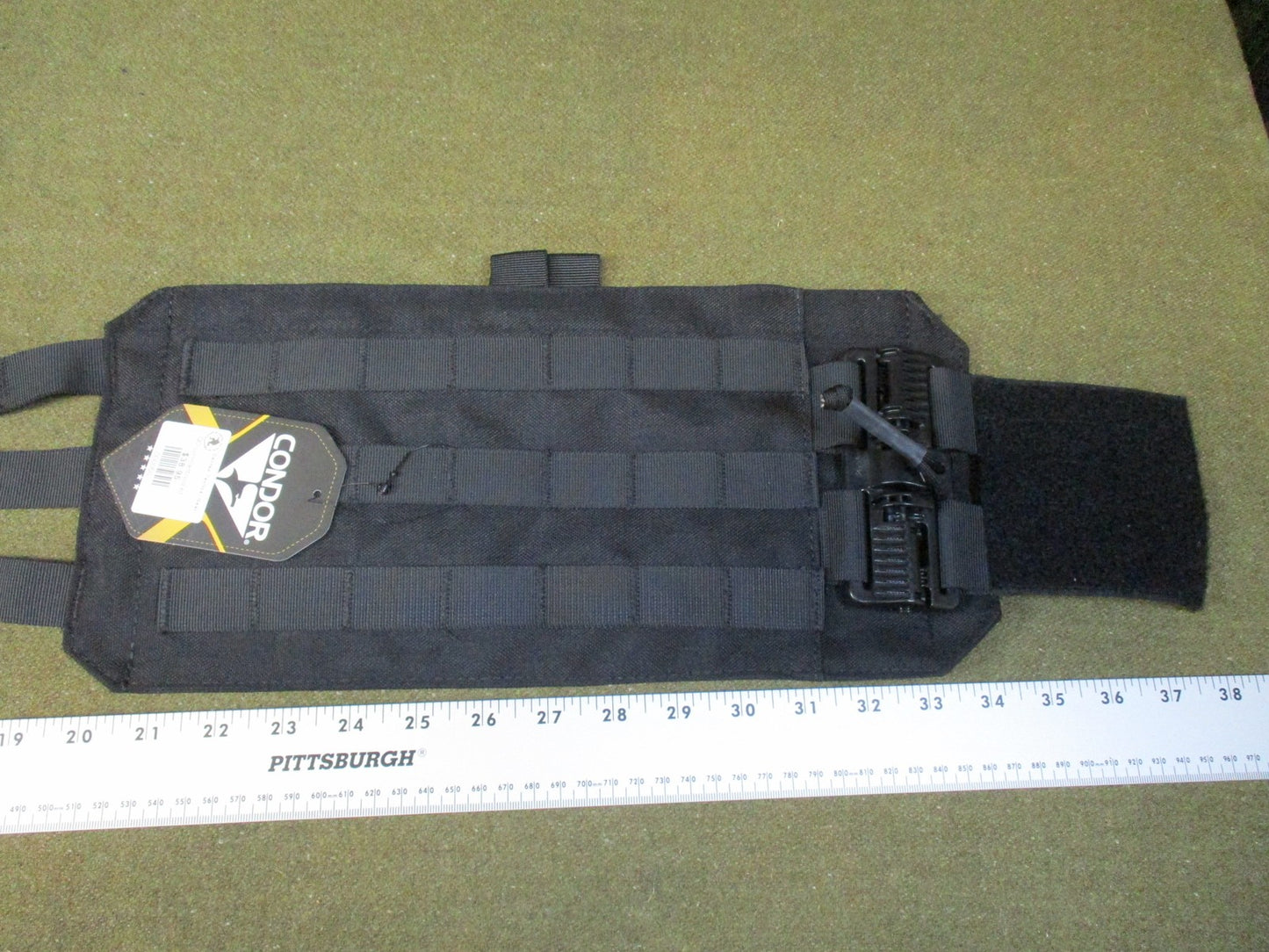 Condor Tactical Cummerbund Kit Black MOLLE Compatible Plate Carrier Accessory