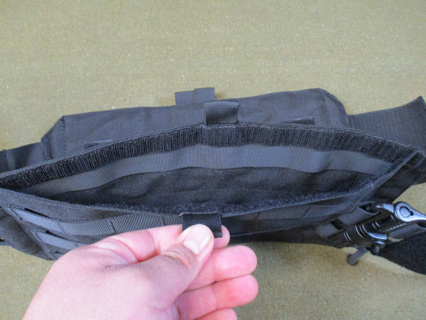 Condor Tactical Cummerbund Kit Black MOLLE Compatible Plate Carrier Accessory