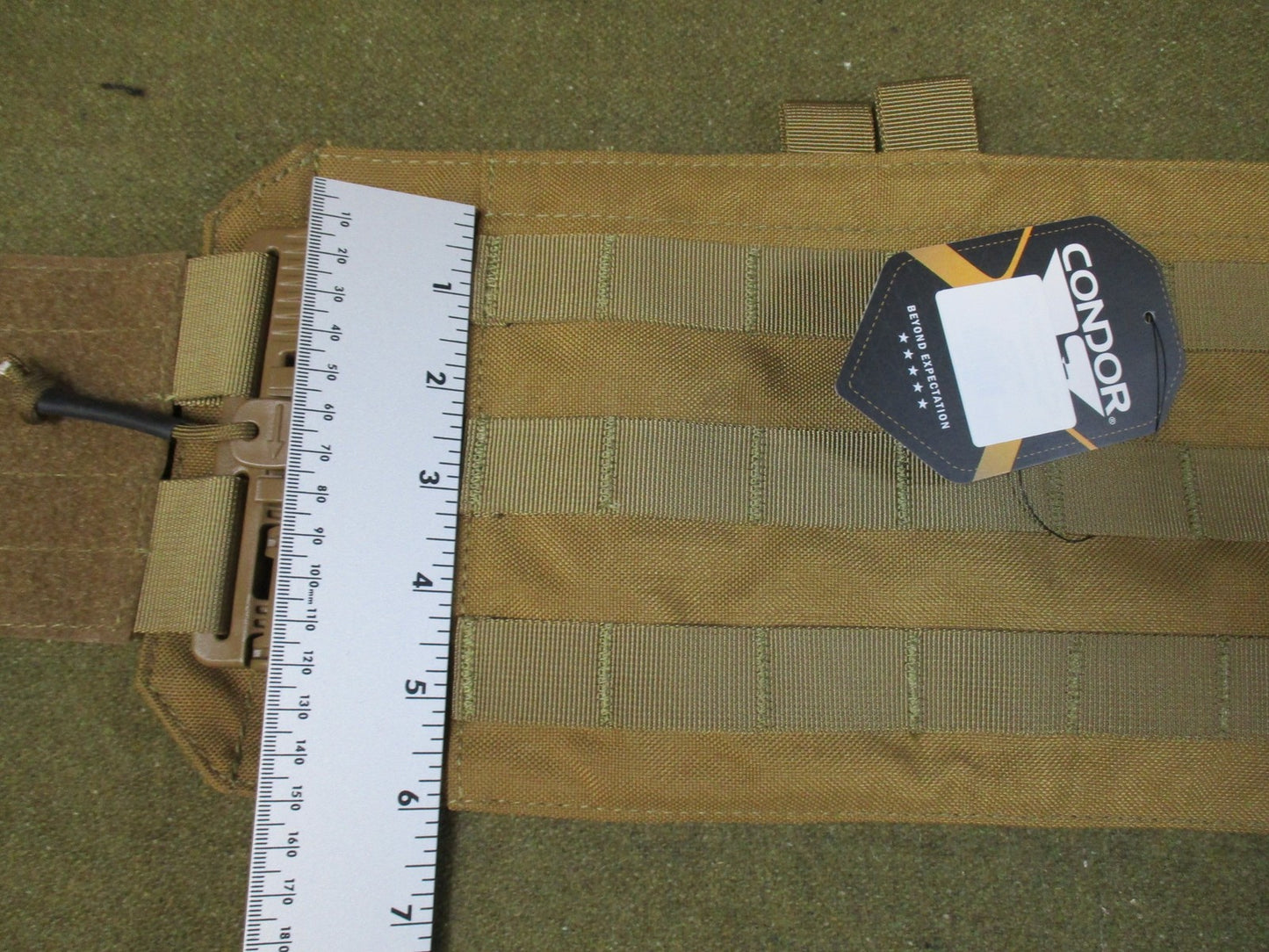 New Condor Tactical Plate Carrier Cumberbund Tan MOLLE Compatible Gear