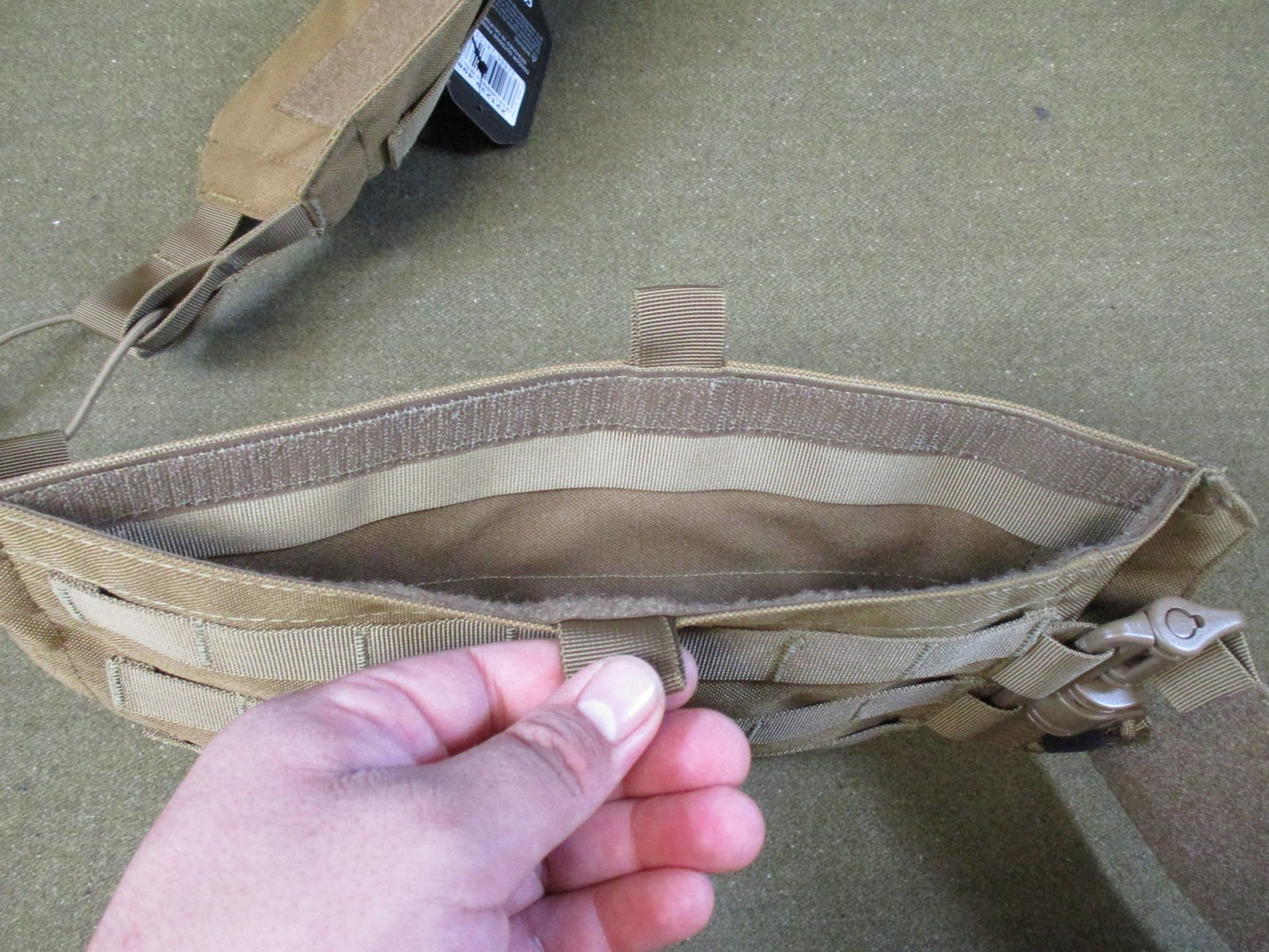New Condor Tactical Plate Carrier Cumberbund Tan MOLLE Compatible Gear