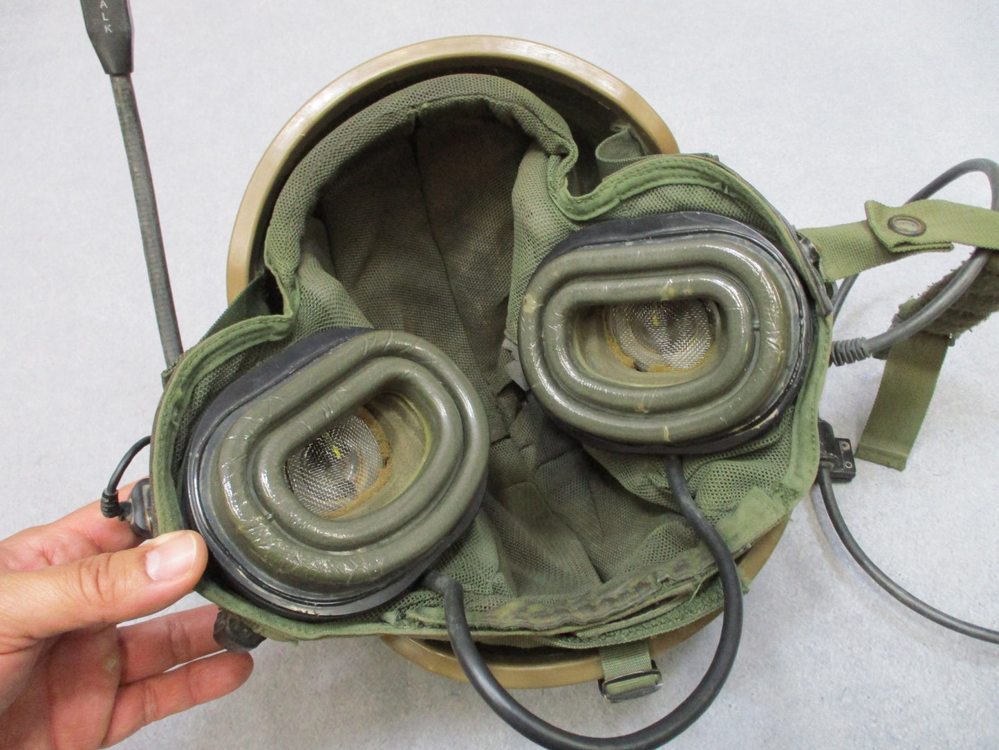 Gentex ADV CVC ACVCH Helmet Medium Shell Large Headset Combat Vehicle Crewman