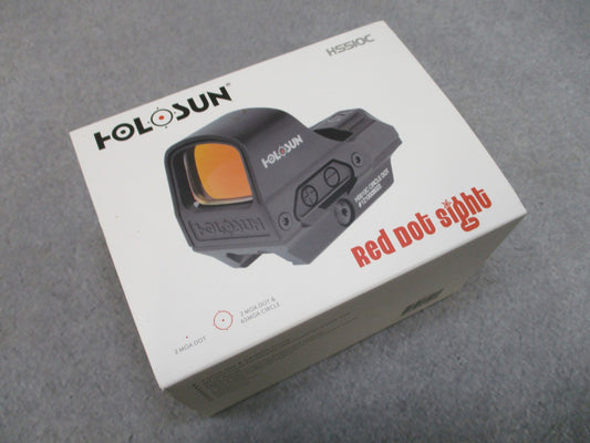Holosun HS510C Red Dot Sight 2 MOA Dot 65 MOA Circle Solar QD Mount Solar