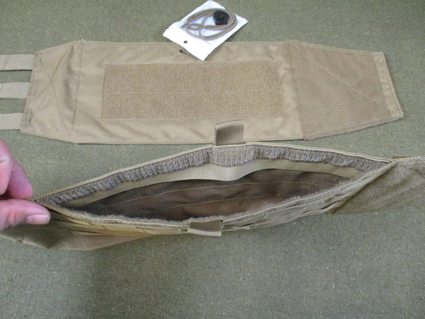 Tactical Plate Carrier Cummerbund Set MOLLE Side Armor Pouch Coyote Tan