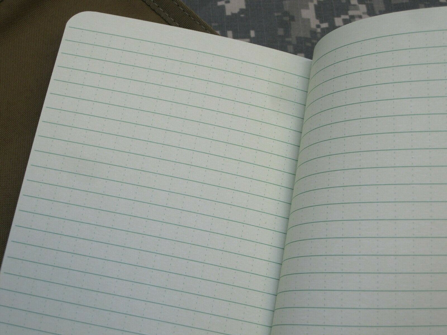 MILITARY WATERPROOF NOTEBOOK w/ PEN & COYOTE BROWN COVER ALL WEATHER NOTEPAD