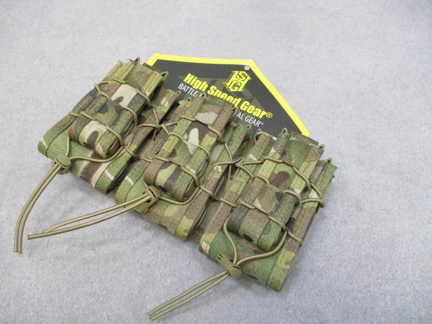 High Speed Gear Triple Double Decker Shingle MultiCam Rifle Pistol Mag Pouch NEW