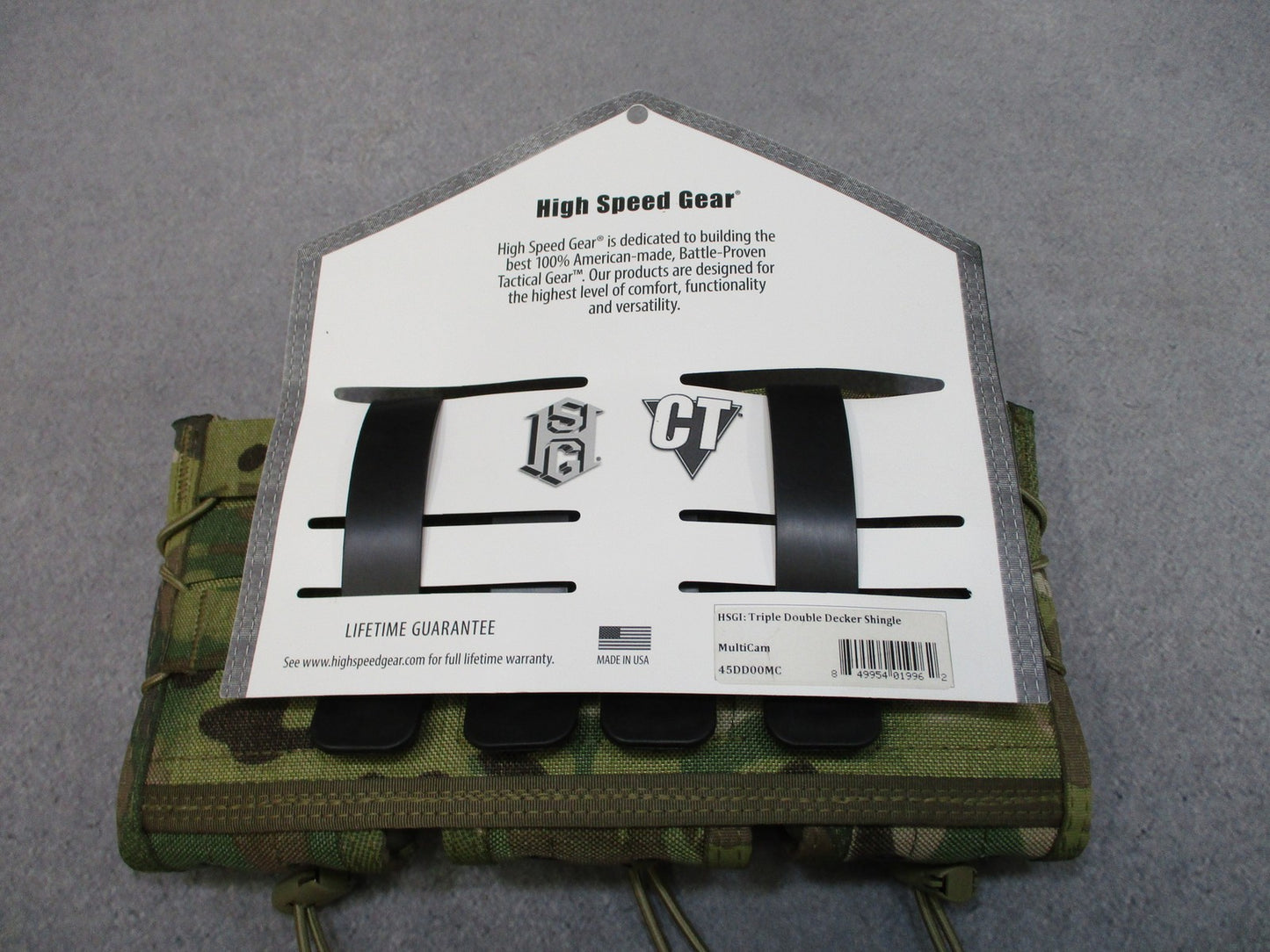 High Speed Gear Triple Double Decker Shingle MultiCam Rifle Pistol Mag Pouch NEW