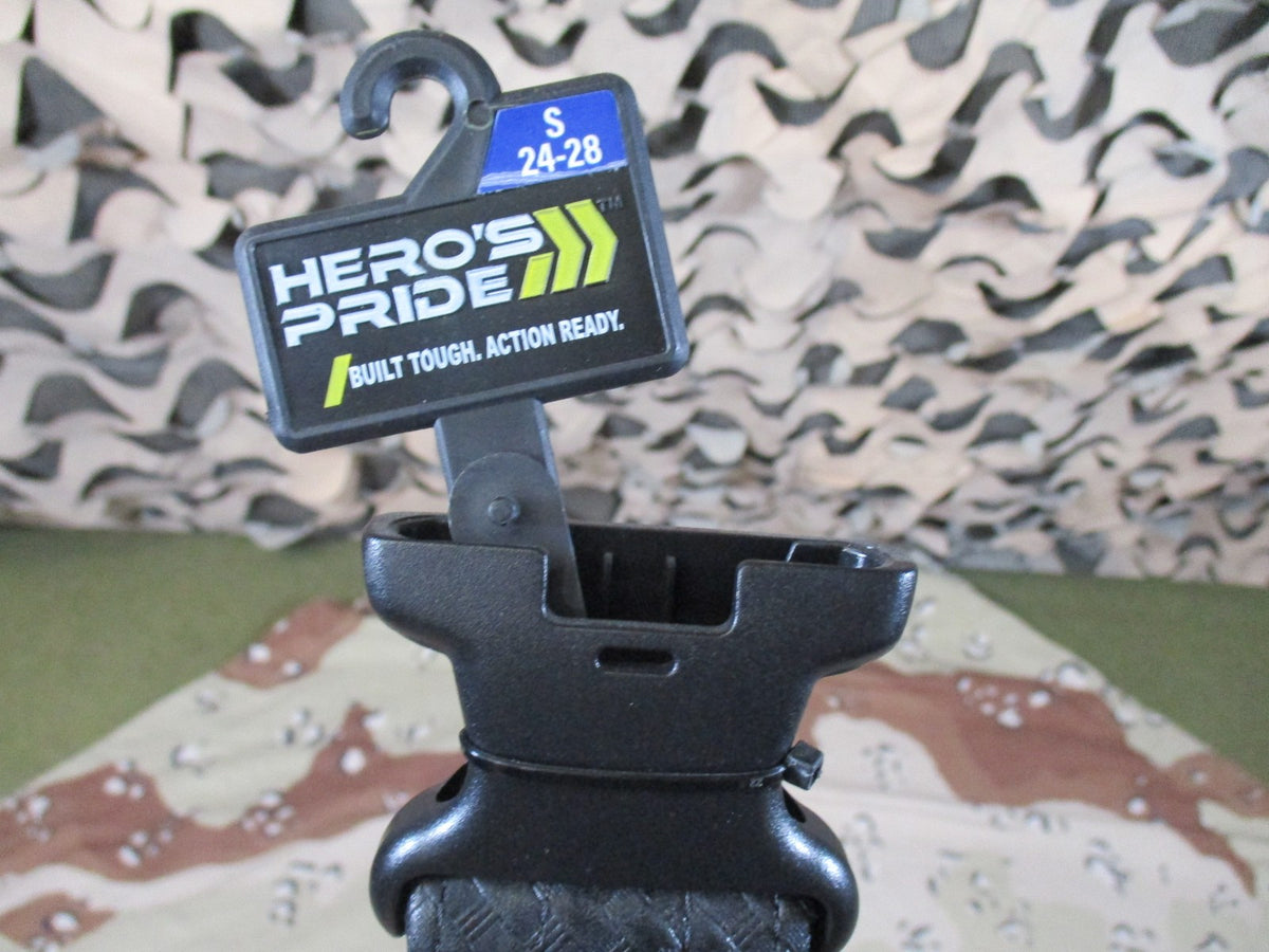 Hero's Pride Basix Rugged Hook Lined Duty Belt Size Small 24-28 New 2" 2 Inch