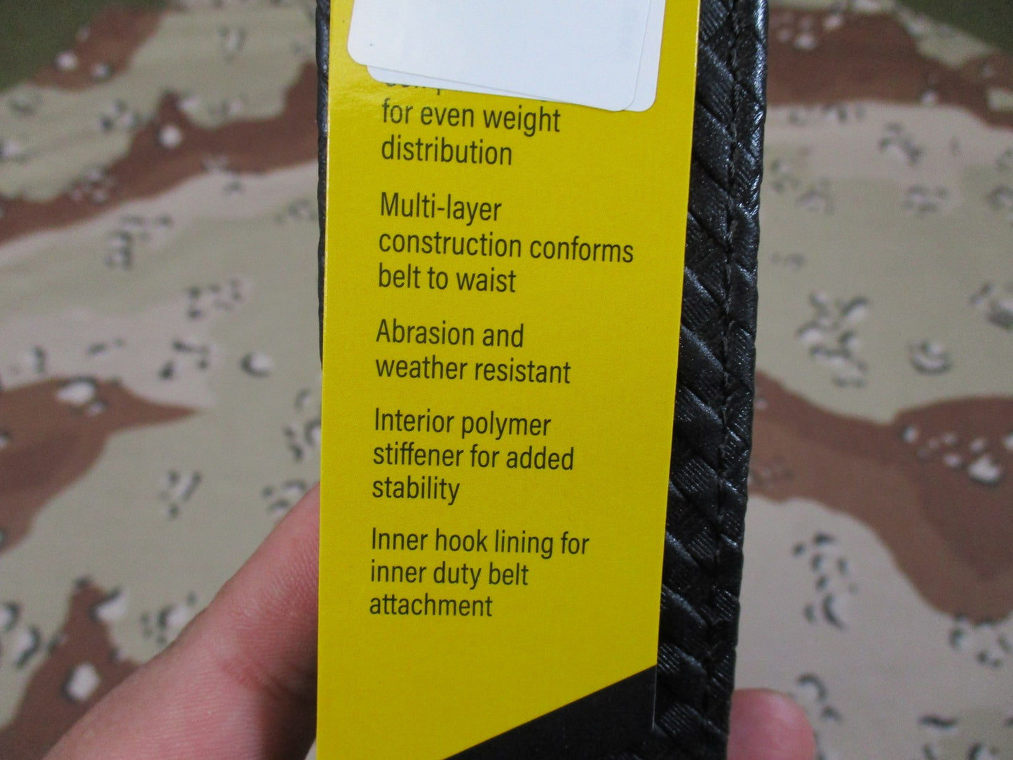 Hero's Pride Basix Rugged Hook Lined Duty Belt Size Small 24-28 New 2" 2 Inch