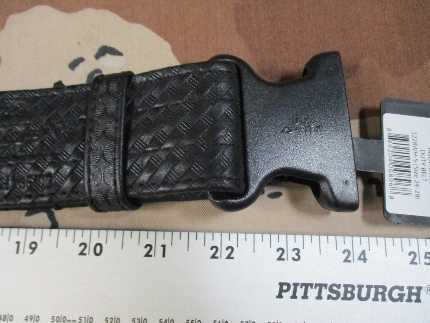 Hero's Pride Basix Rugged Hook Lined Duty Belt Size Small 24-28 New 2" 2 Inch