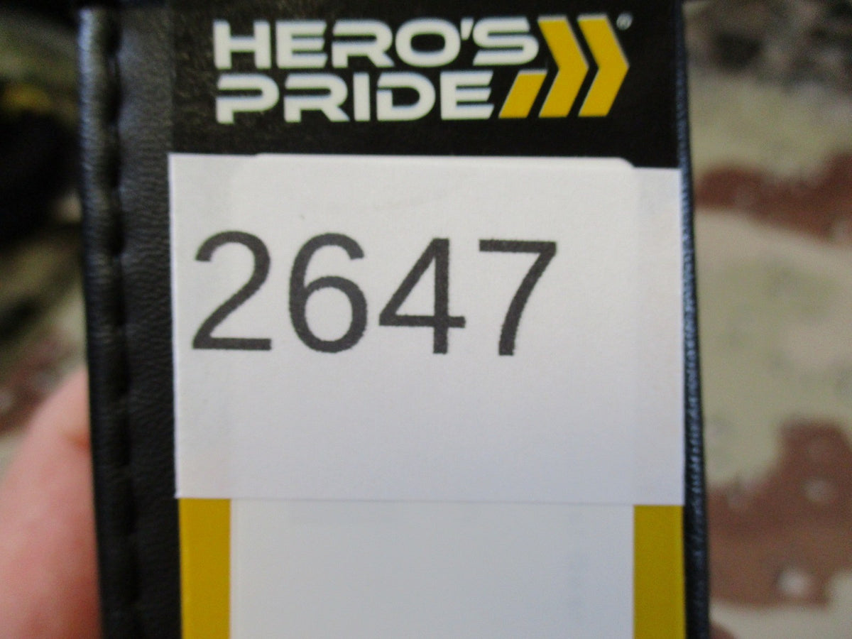New Hero's Pride Basix Rugged Hook Lined Duty Belt Size M 28-34 Black
