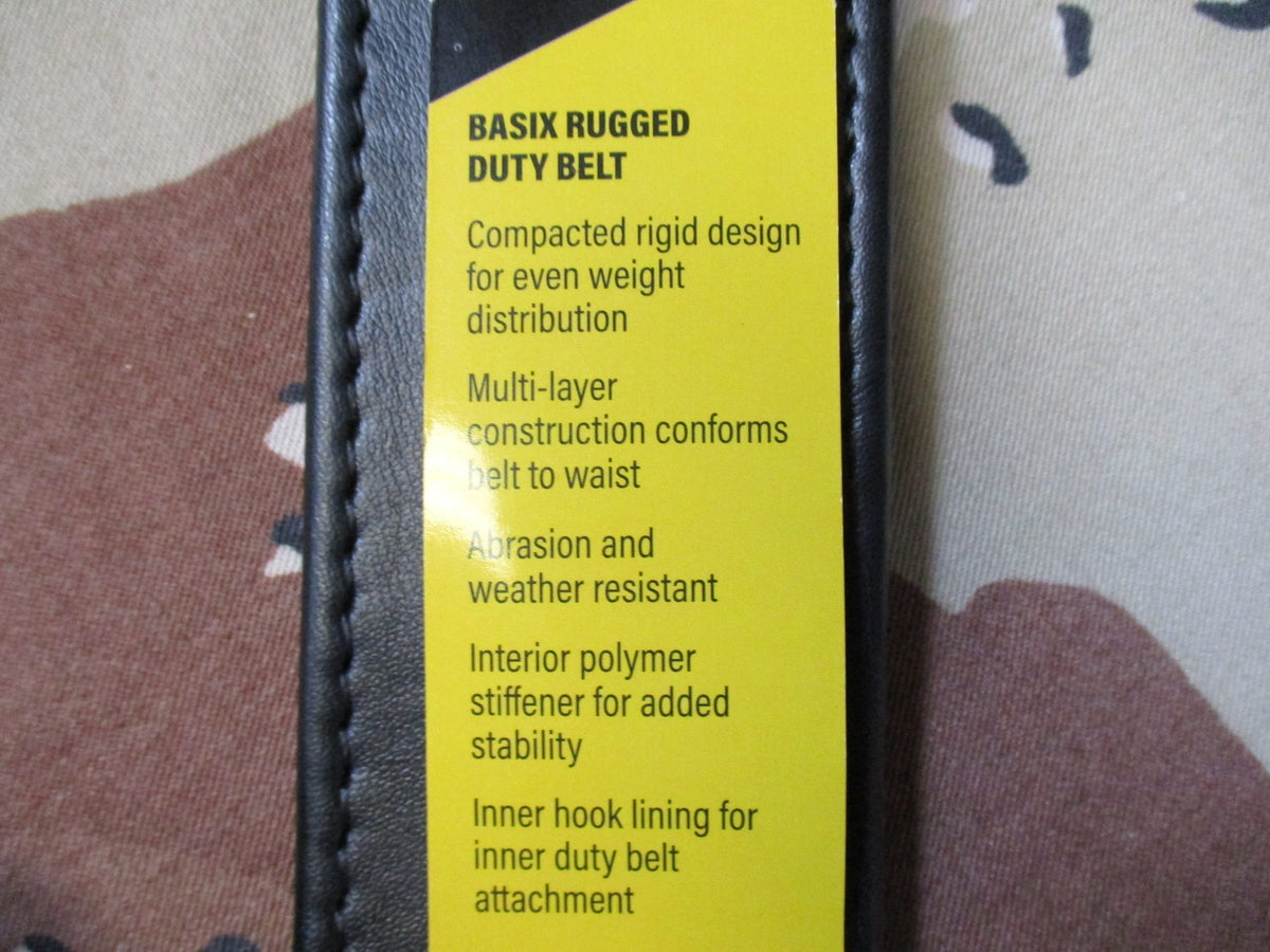 New Hero's Pride Basix Rugged Hook Lined Duty Belt 1228PH-S Size 24-28 Black