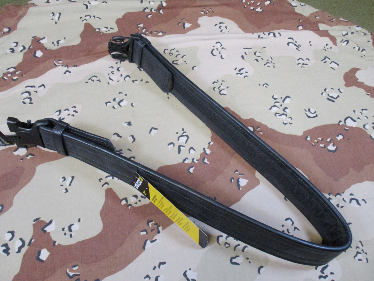 New Hero's Pride 2" Hook Lined Duty Belt Size Large 34-40 Black Tactical Gear
