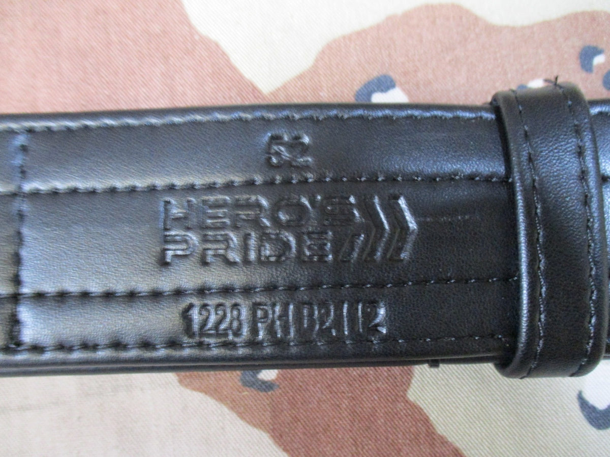 Hero's Pride Basix Rugged Duty Belt 2-Inch Black Size 2XL 46-52 New