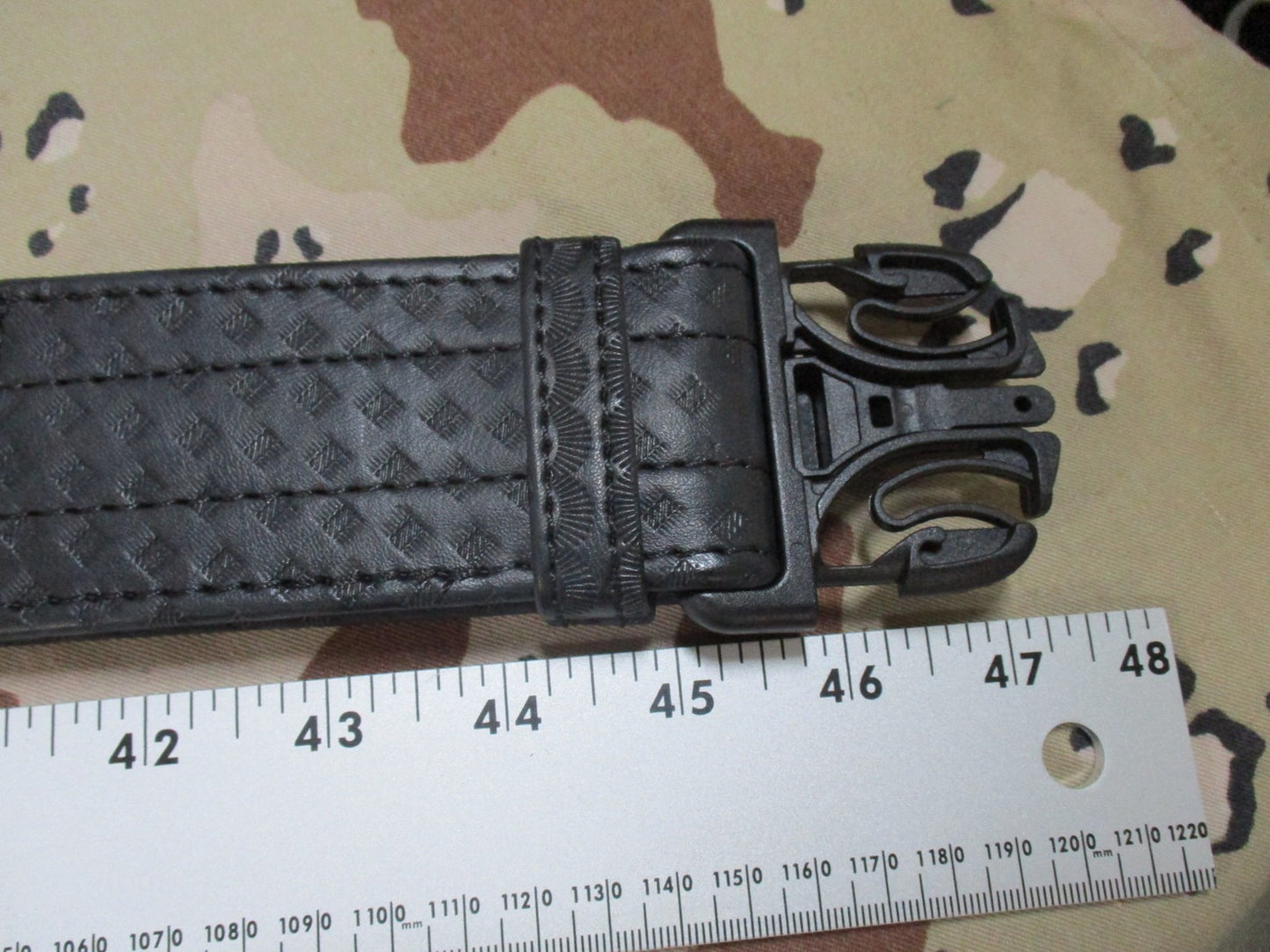 New Hero's Pride 2" Basix Rugged Duty Belt Basket Weave Size XL 40-46