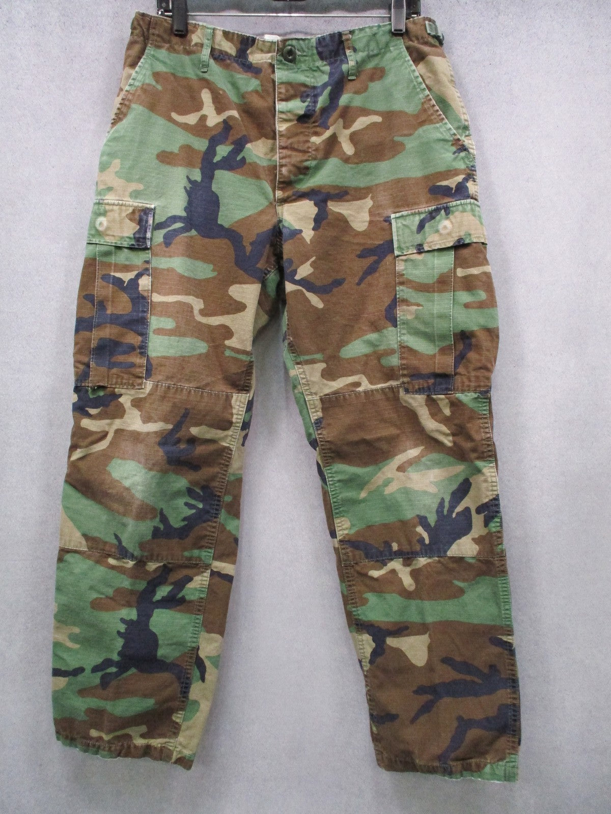 Propper Woodland Camo Combat Trousers Mens Medium Regular 100% Cotton Ripstop BD