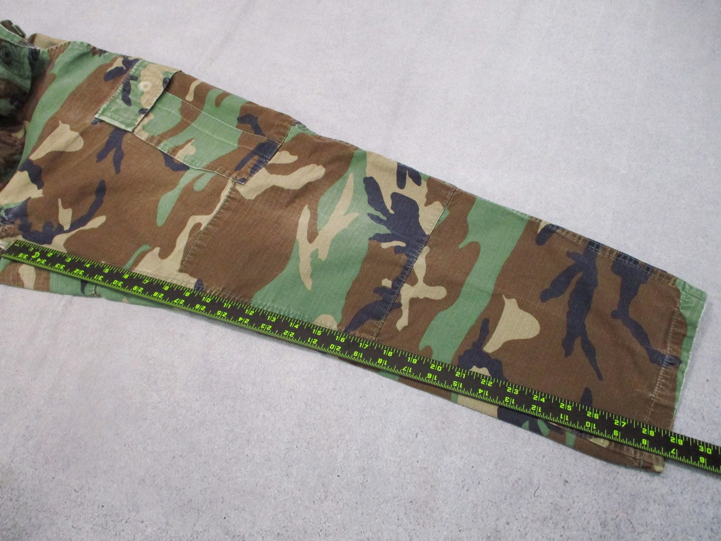 Propper Woodland Camo Combat Trousers Mens Medium Regular 100% Cotton Ripstop BD