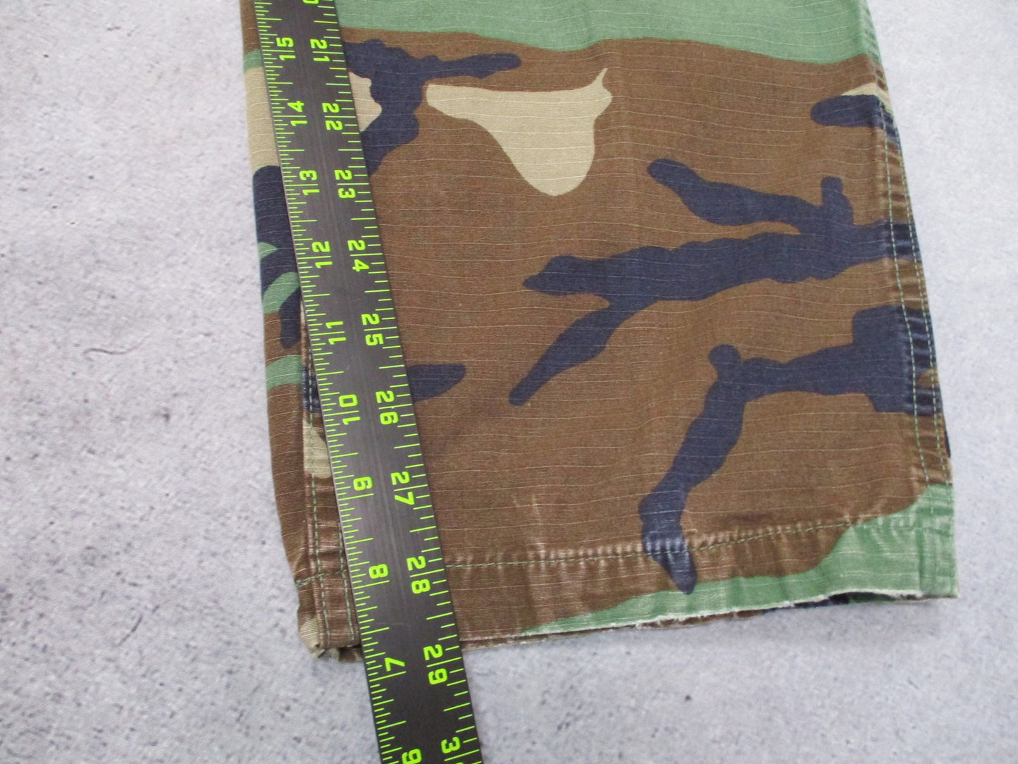 Propper Woodland Camo Combat Trousers Mens Medium Regular 100% Cotton Ripstop BD