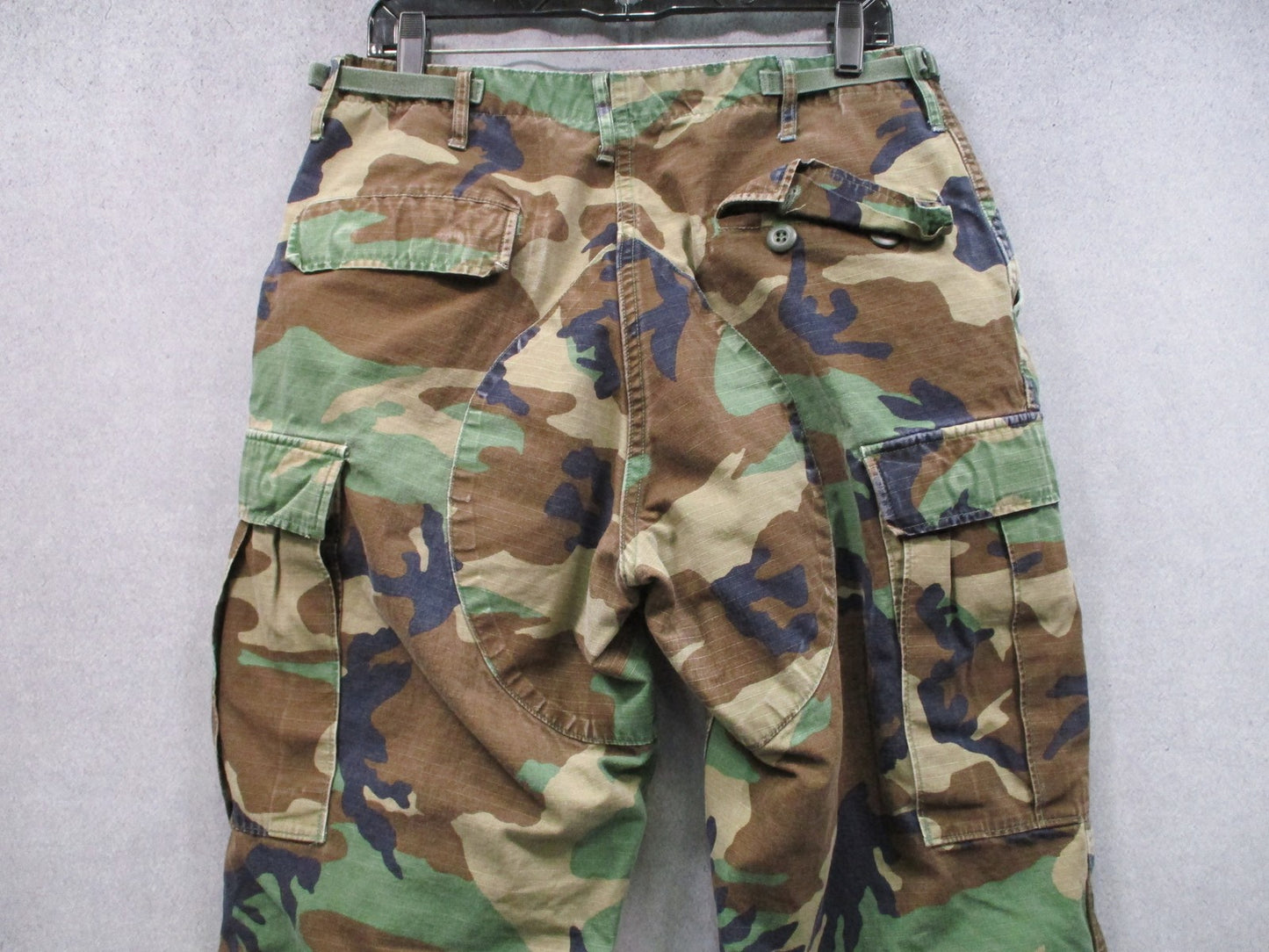 Propper Woodland Camo Combat Trousers Mens Medium Regular 100% Cotton Ripstop BD