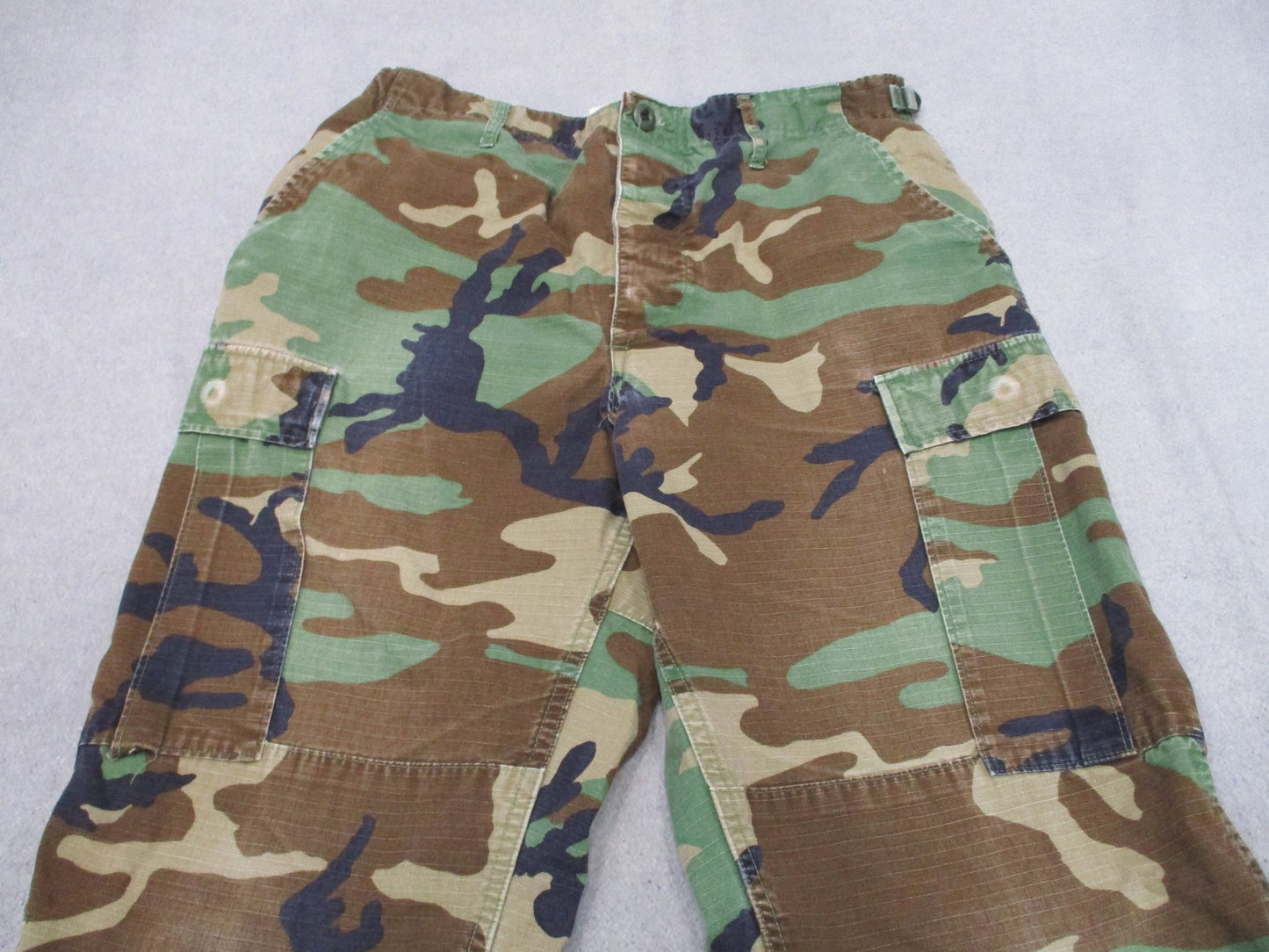 Propper Woodland Camo Combat Trousers Mens Medium Regular 100% Cotton Ripstop BD