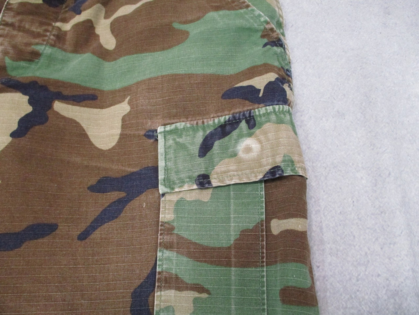 Propper Woodland Camo Combat Trousers Mens Medium Regular 100% Cotton Ripstop BD