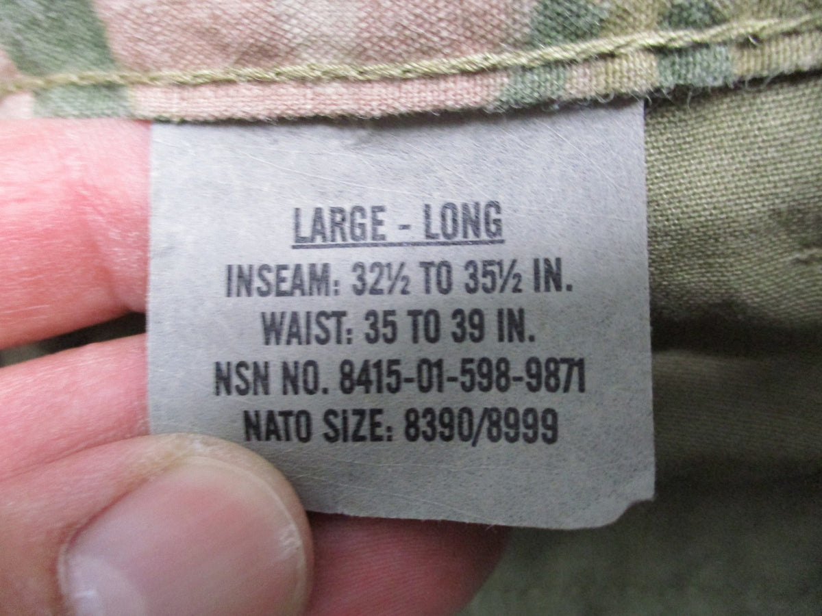 US Military FR Army Combat Uniform Trousers Multicam Large Long Flame Resistant