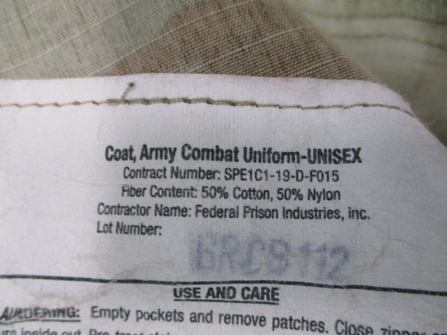 Genuine US Army ACU Coat OCP Scorpion W2 Camo Medium Regular Ripstop Uniform