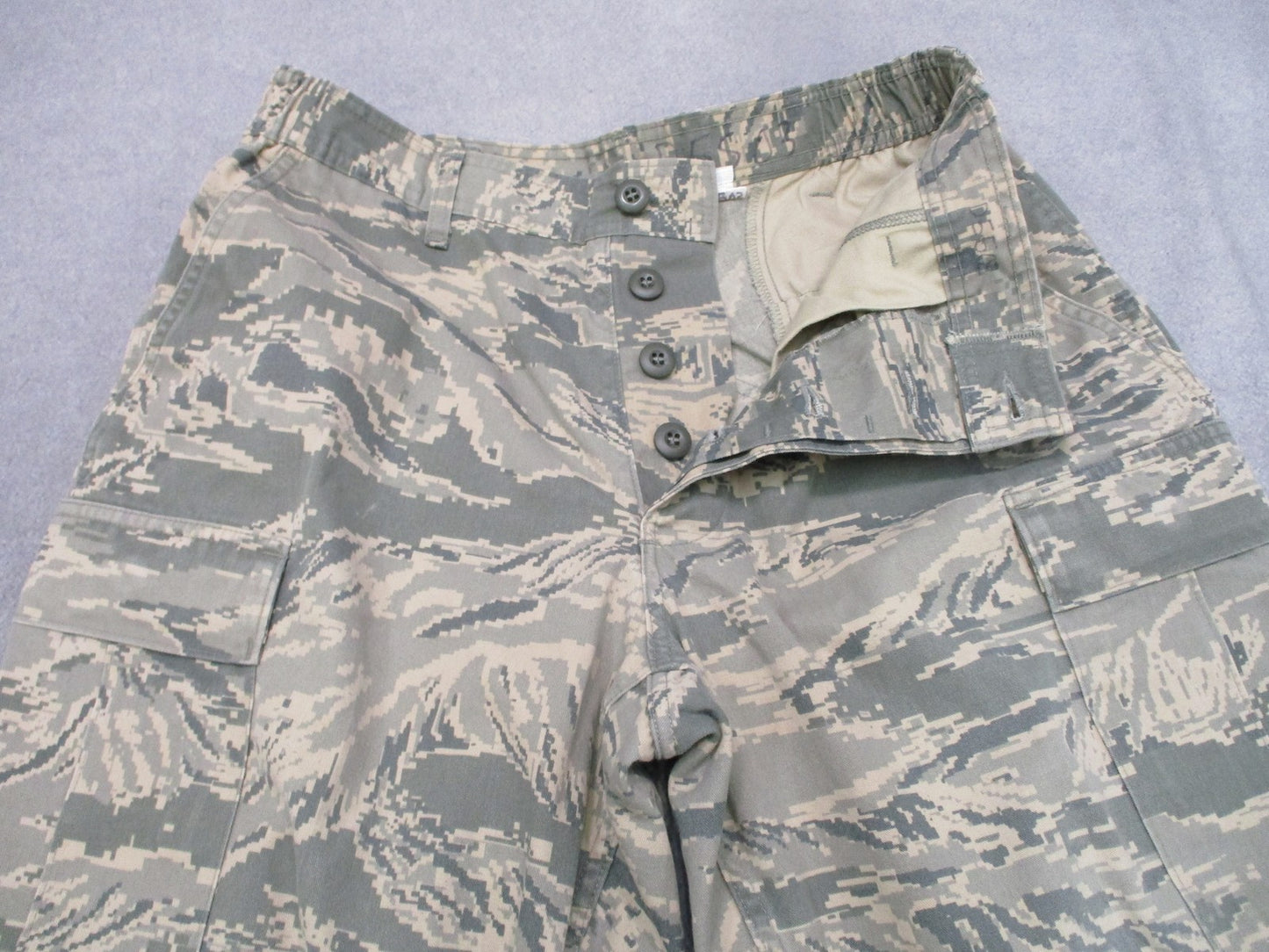 USGI USAF ABU Airman Battle Uniform Pants 34S Tiger Stripe 8415-01-536-3849