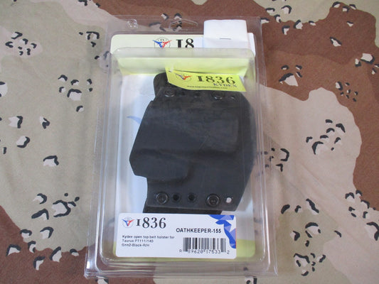 1836 Oathkeeper-155 Kydex Belt Holster for Taurus PT111/140 Gen2 Right Hand