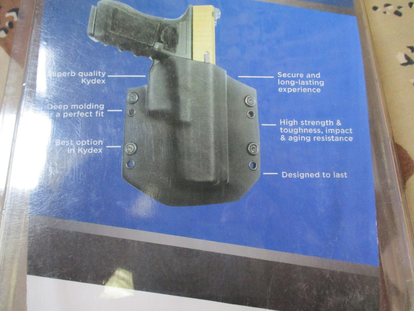 1836 by Tagua Optic Ready Kydex Holster for S&W Shield 9mm/.40 Ambidextrous New