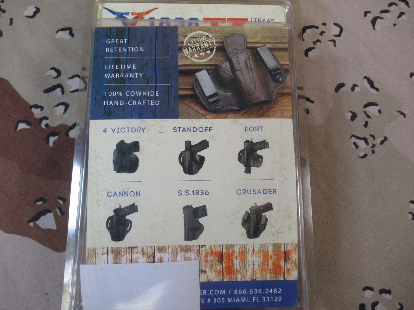 1836 TX Oathkeeper Kydex Belt Holster for Springfield XDS 3.3 inch Open Top