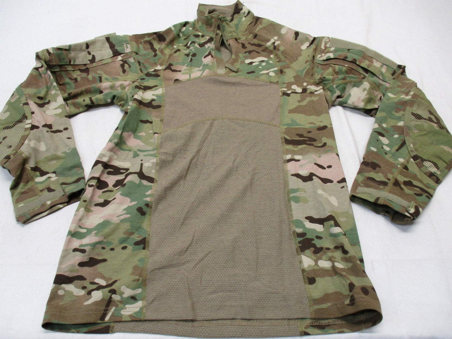 SEKRI DEFENDER M MULTICAM COMBAT SHIRT TYPE II LARGE 1/4 ZIP TOP FLAME RESISTANT