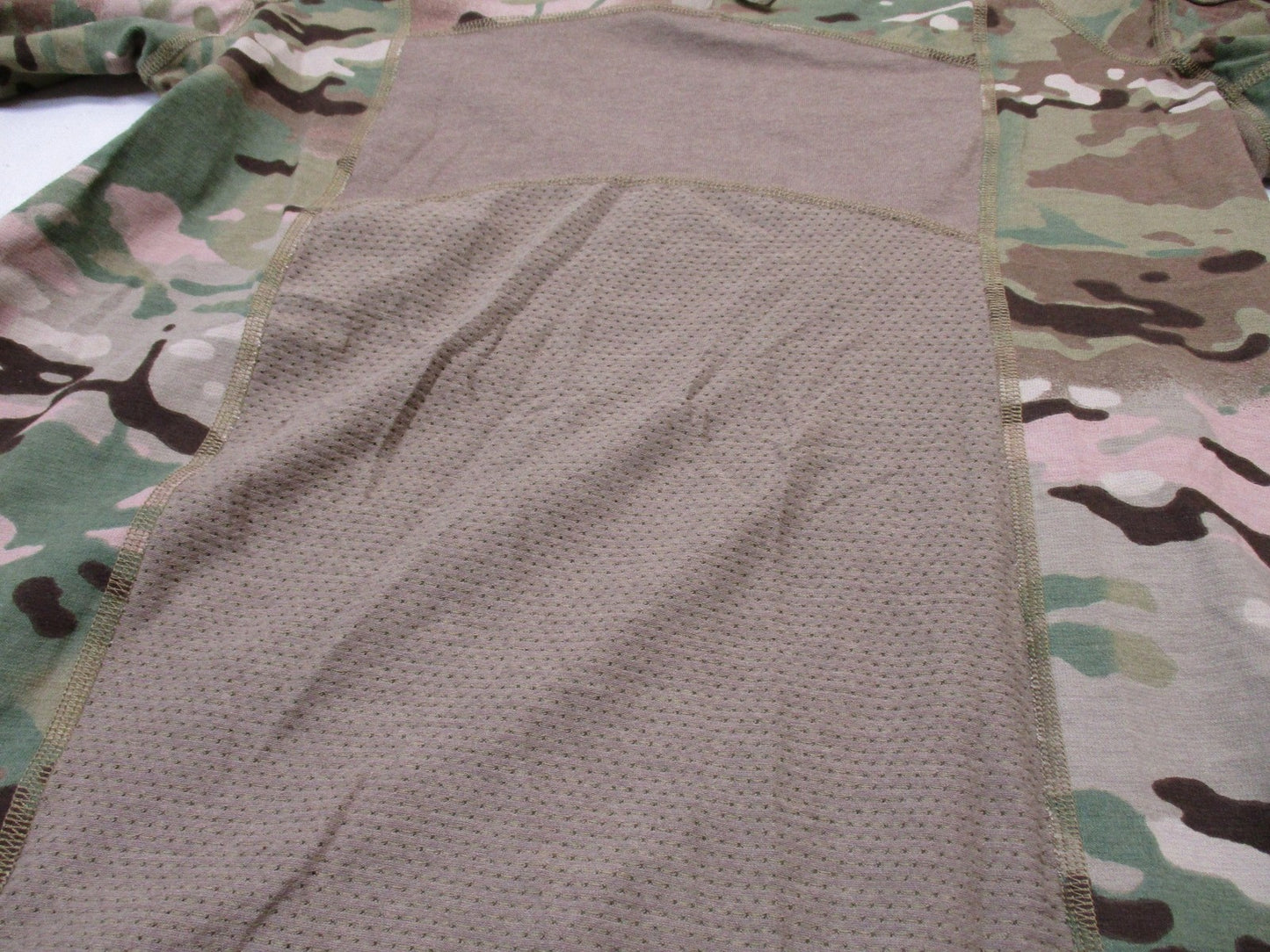 SEKRI DEFENDER M MULTICAM COMBAT SHIRT TYPE II LARGE 1/4 ZIP TOP FLAME RESISTANT