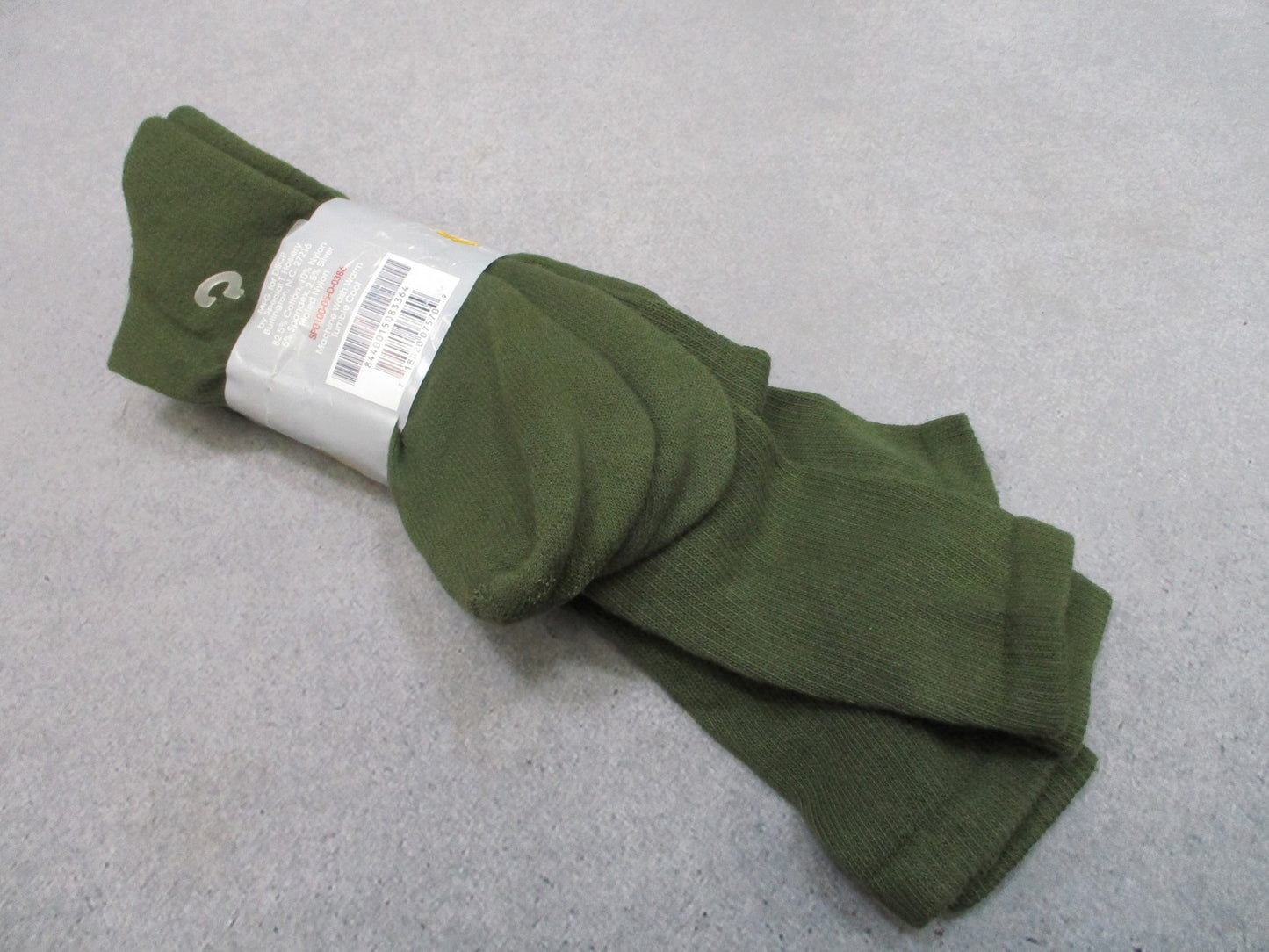 DSCP Antimicrobial Boot Socks X-Large 14-15 Silver Plated Nylon Cotton Blend 3pk