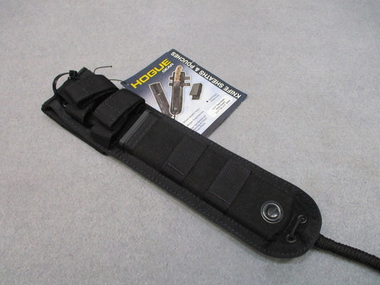 HOGUE 10.5" Fixed Blade Knife Sheath MOLLE Compatible Ballistic Nylon Black New