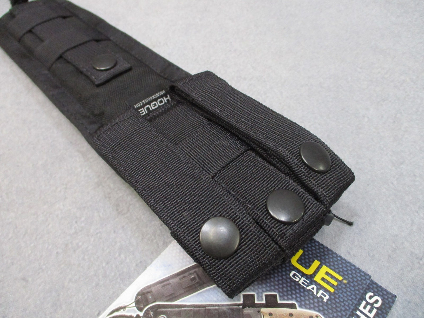 HOGUE 10.5" Fixed Blade Knife Sheath MOLLE Compatible Ballistic Nylon Black New