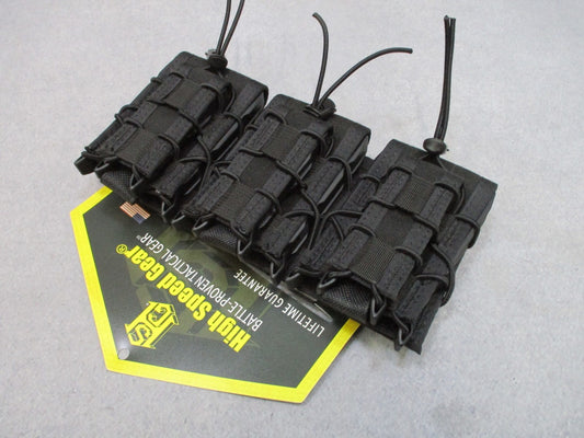 High Speed Gear Double Decker TACO® Triple Shingle Rifle Mag Pouch MOLLE Black
