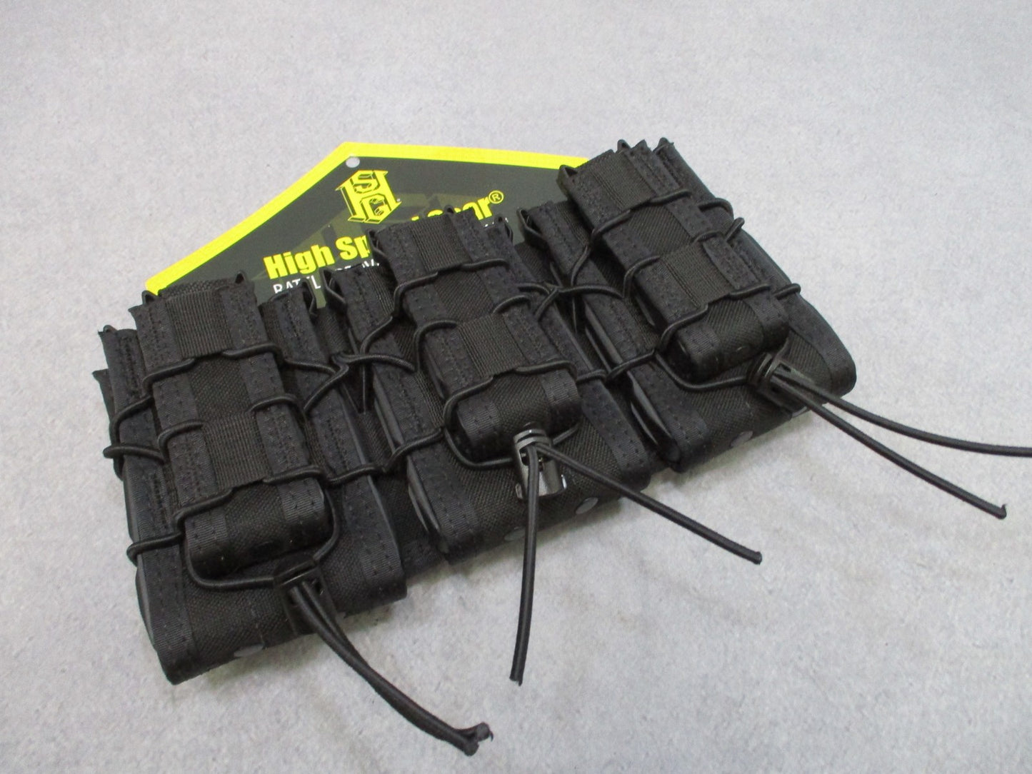 High Speed Gear Double Decker TACO® Triple Shingle Rifle Mag Pouch MOLLE Black