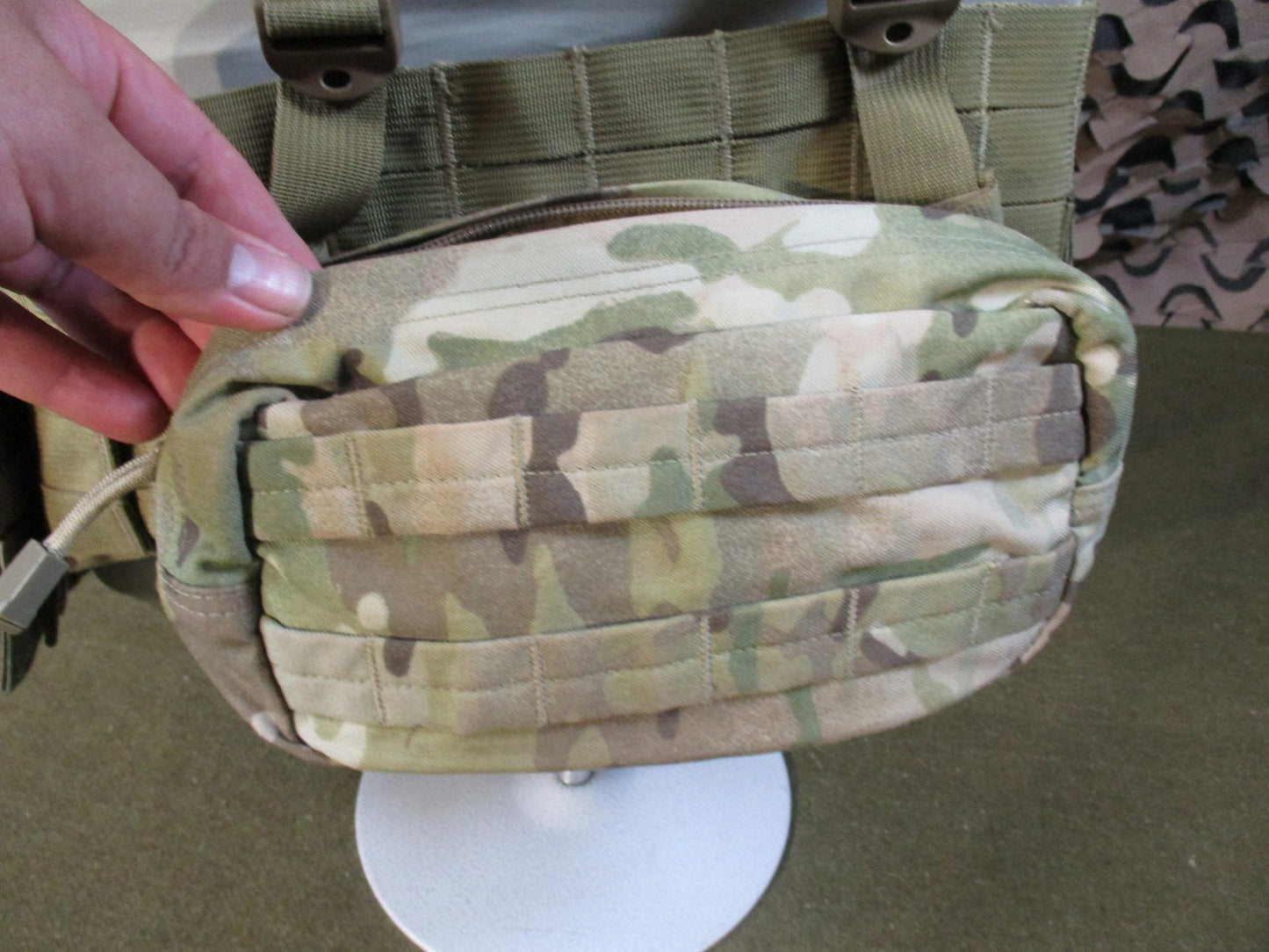 US Military DFLCS V2 MOLLE Tactical Chest Rig Multicam Medium Complete Set w/ Pouches