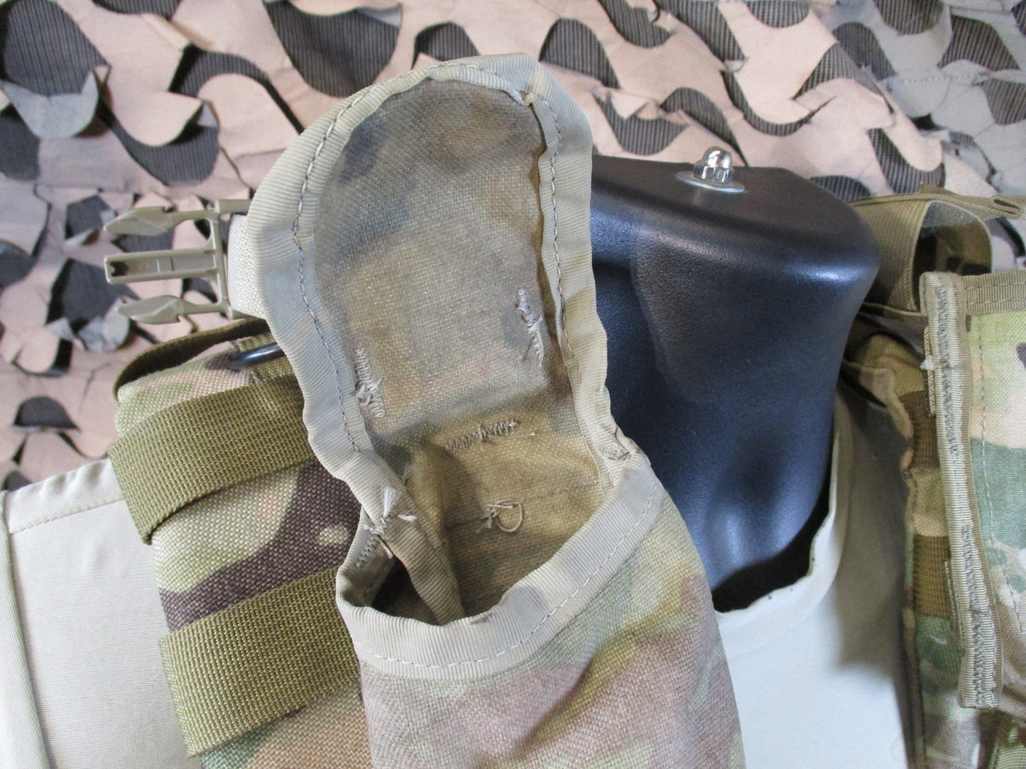 US Military DFLCS V2 MOLLE Tactical Chest Rig Multicam Medium Complete Set w/ Pouches