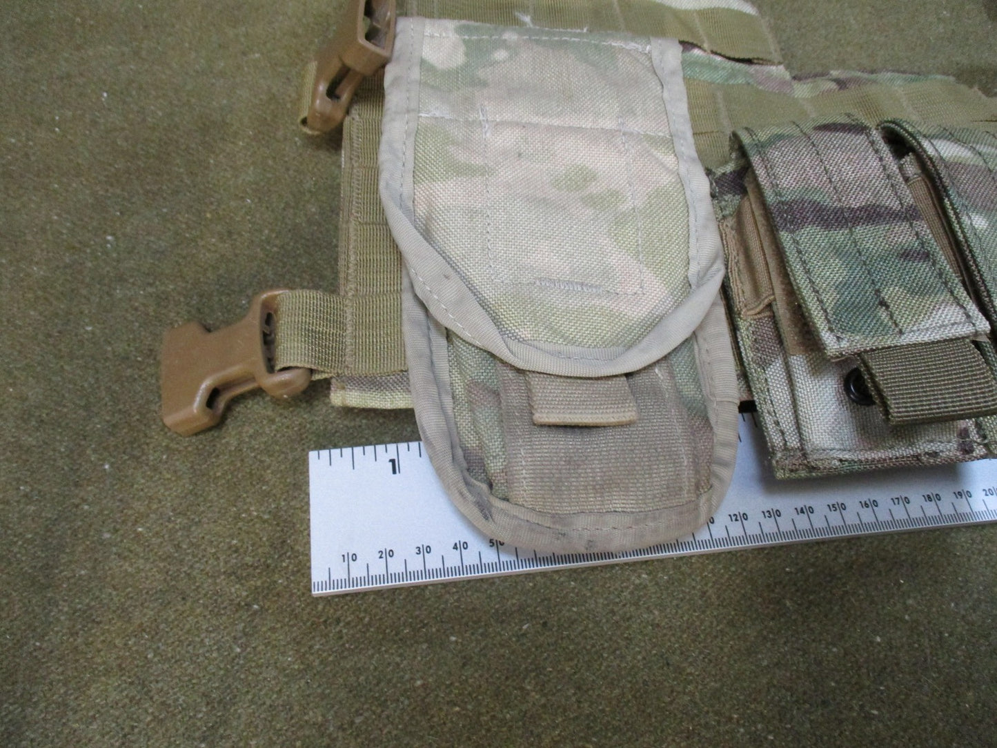 US Military DFLCS V2 MOLLE Tactical Chest Rig Multicam Medium Complete Set w/ Pouches