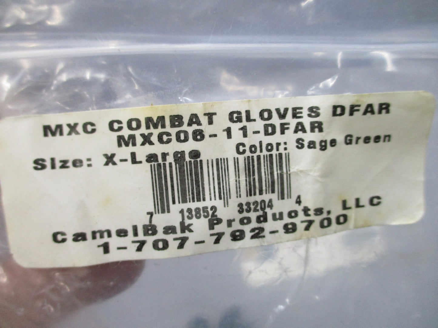 USGI Army USMC CamelBak MCX Combat Gloves Short X-Large Green Leather Military