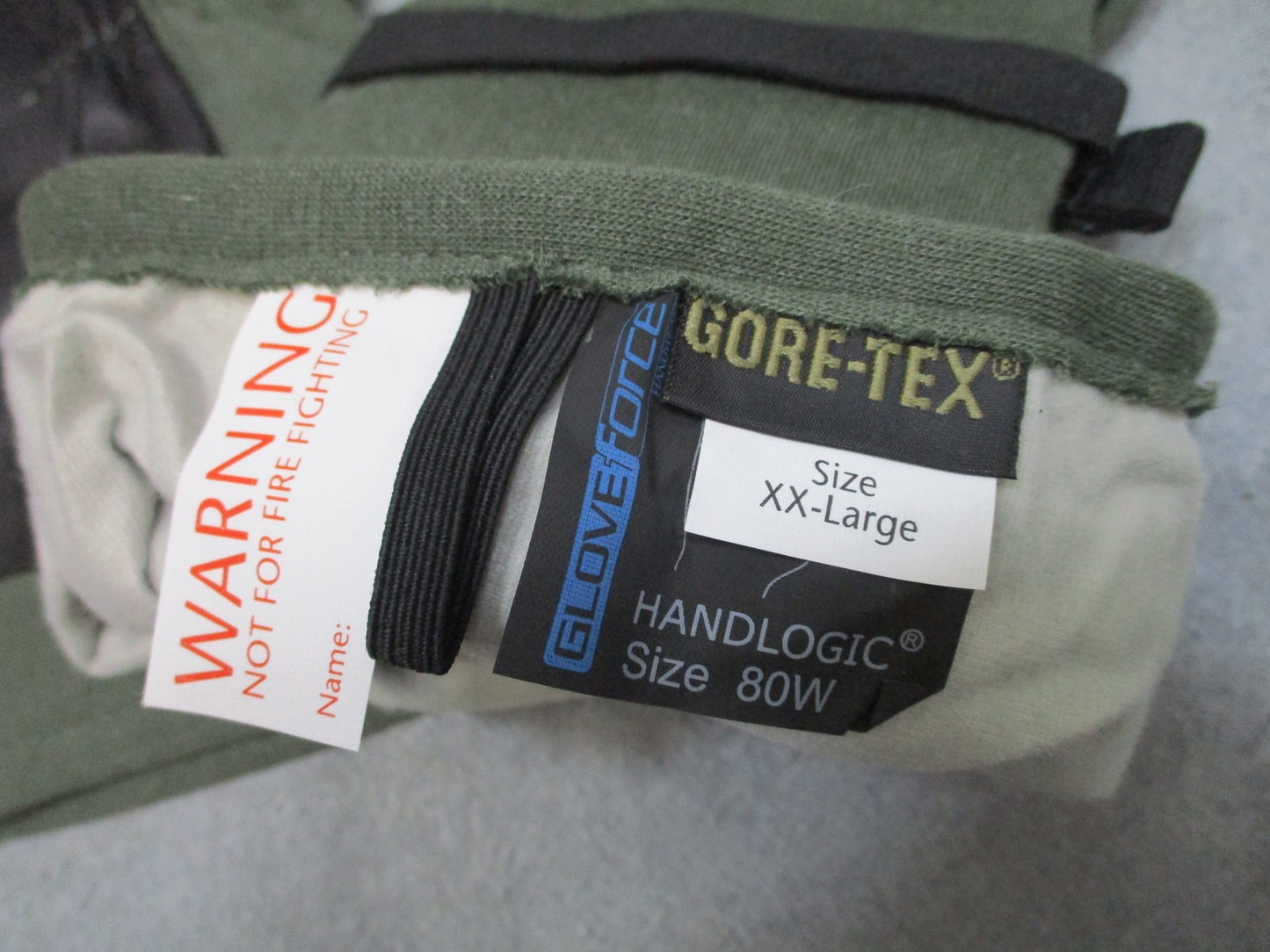 US Military POL GLOVE XX-Large GORE-TEX Nomex Leather Made in USA Tactical