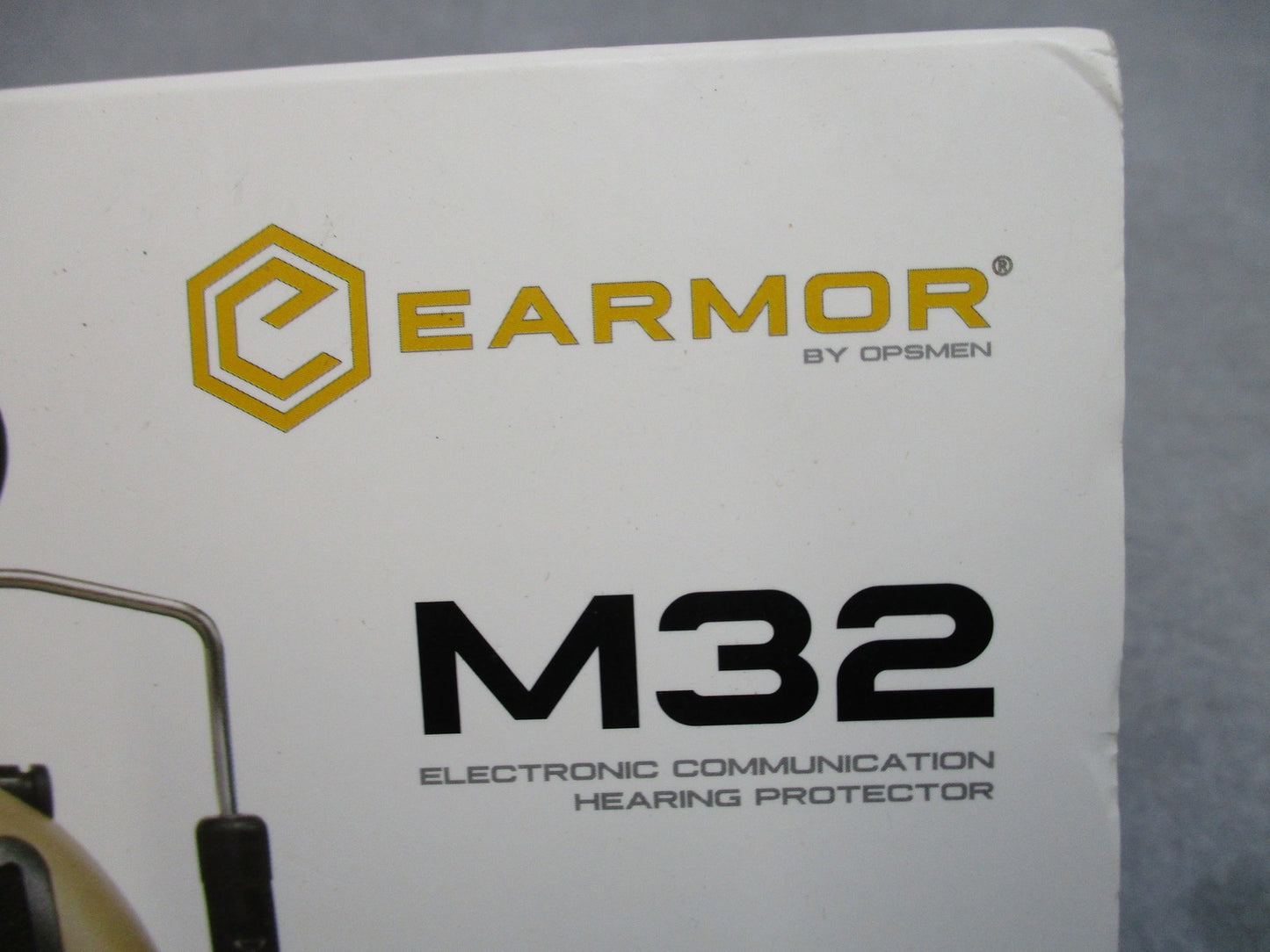EARMOR M32 Electronic Communication Hearing Protector w/ Mic - Tan - Used