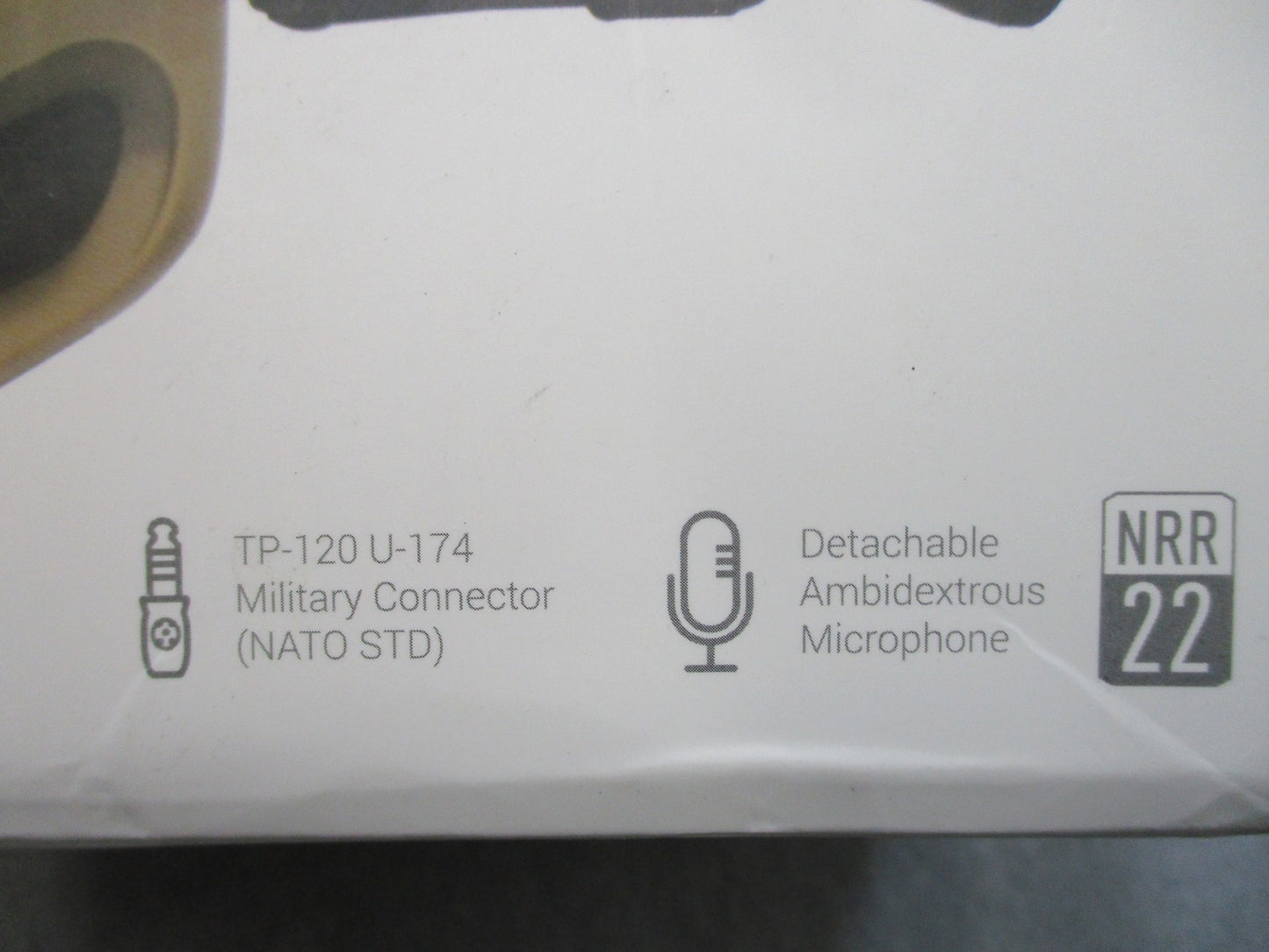 EARMOR M32 Electronic Communication Hearing Protector w/ Mic - Tan - Used