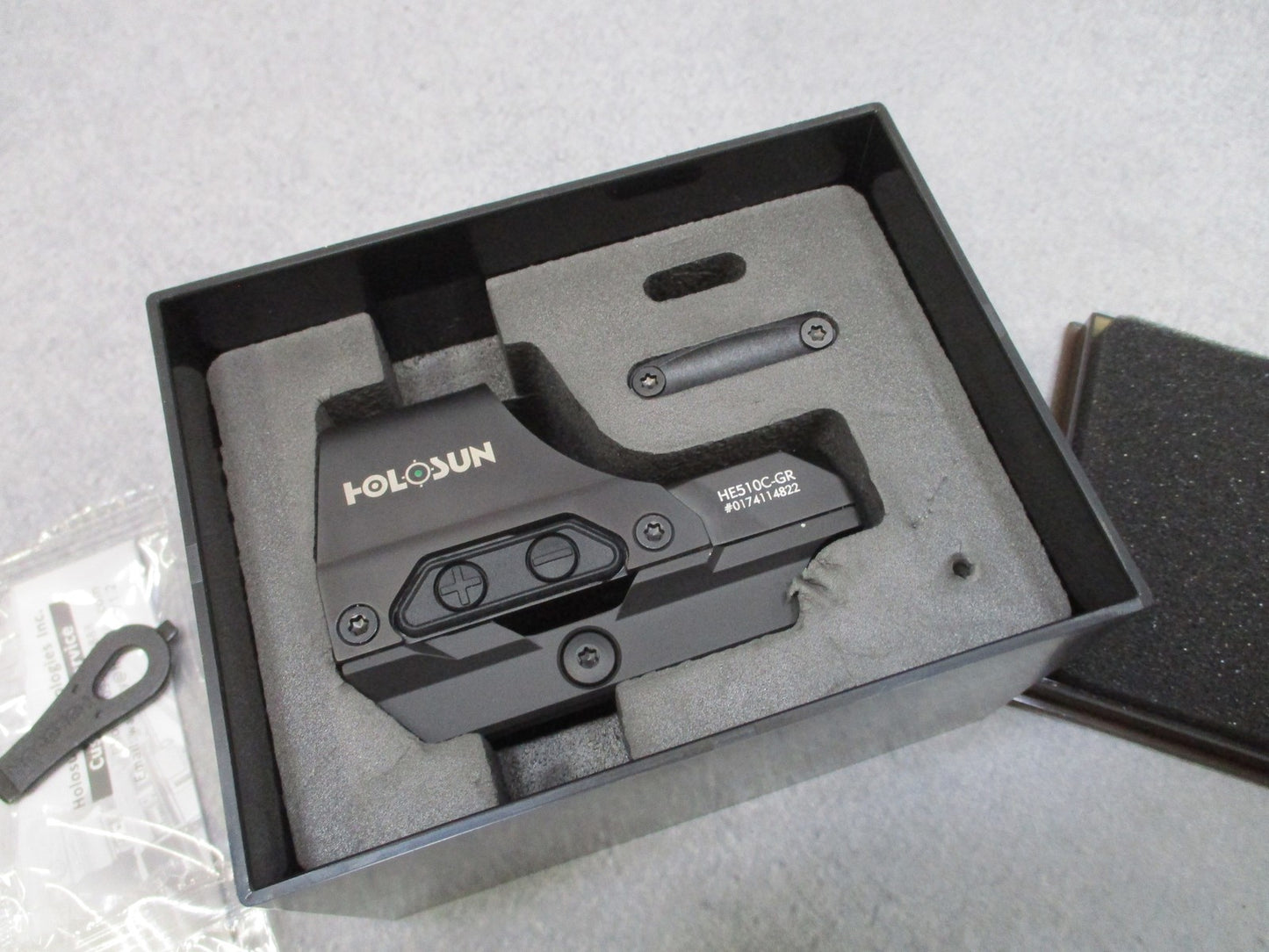 Holosun HS510C-GR Green Reflex Red Dot Sight Solar Failsafe QD Mount New