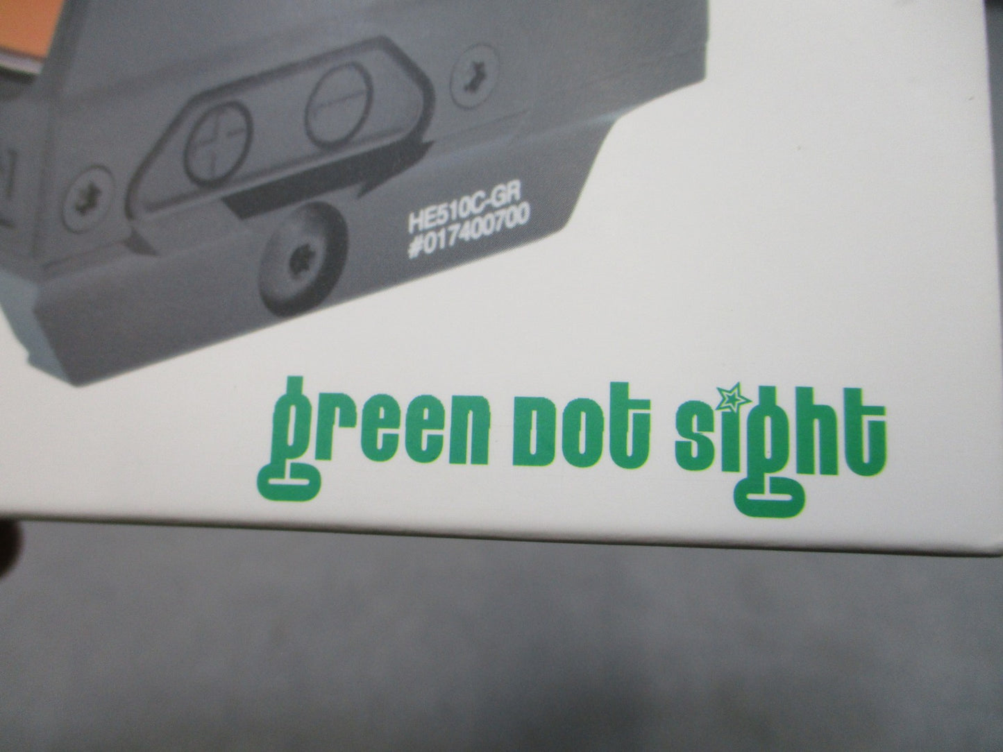 Holosun HS510C-GR Green Reflex Red Dot Sight Solar Failsafe QD Mount New