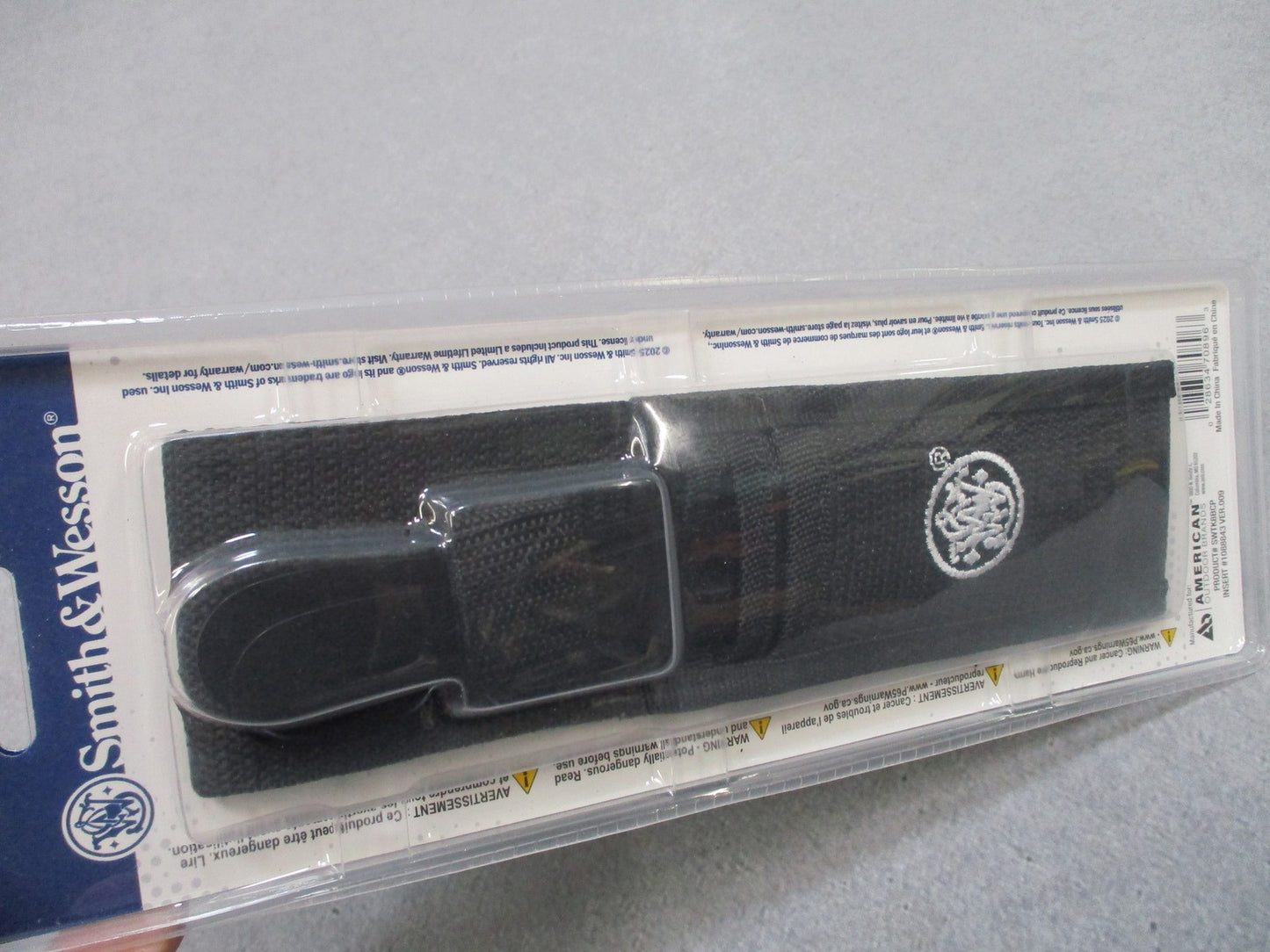 Smith & Wesson Bullseye 8" Throwing Knives 3-Pack w/ Nylon Sheath NEW