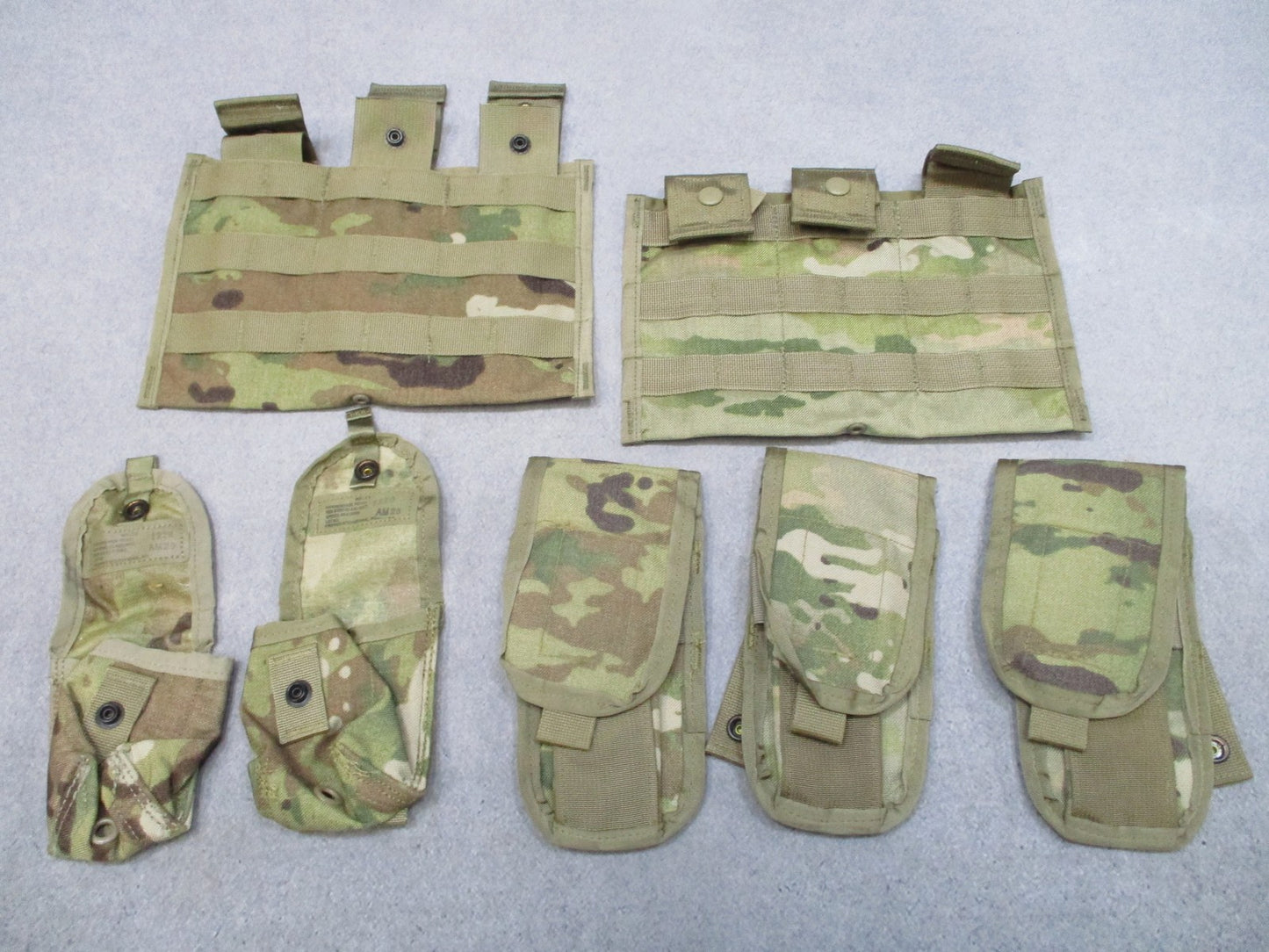 USGI Scorpion OCP MOLLE II Mag Grenade Pouch Set 5.56/.223 7 Piece Rifleman Set