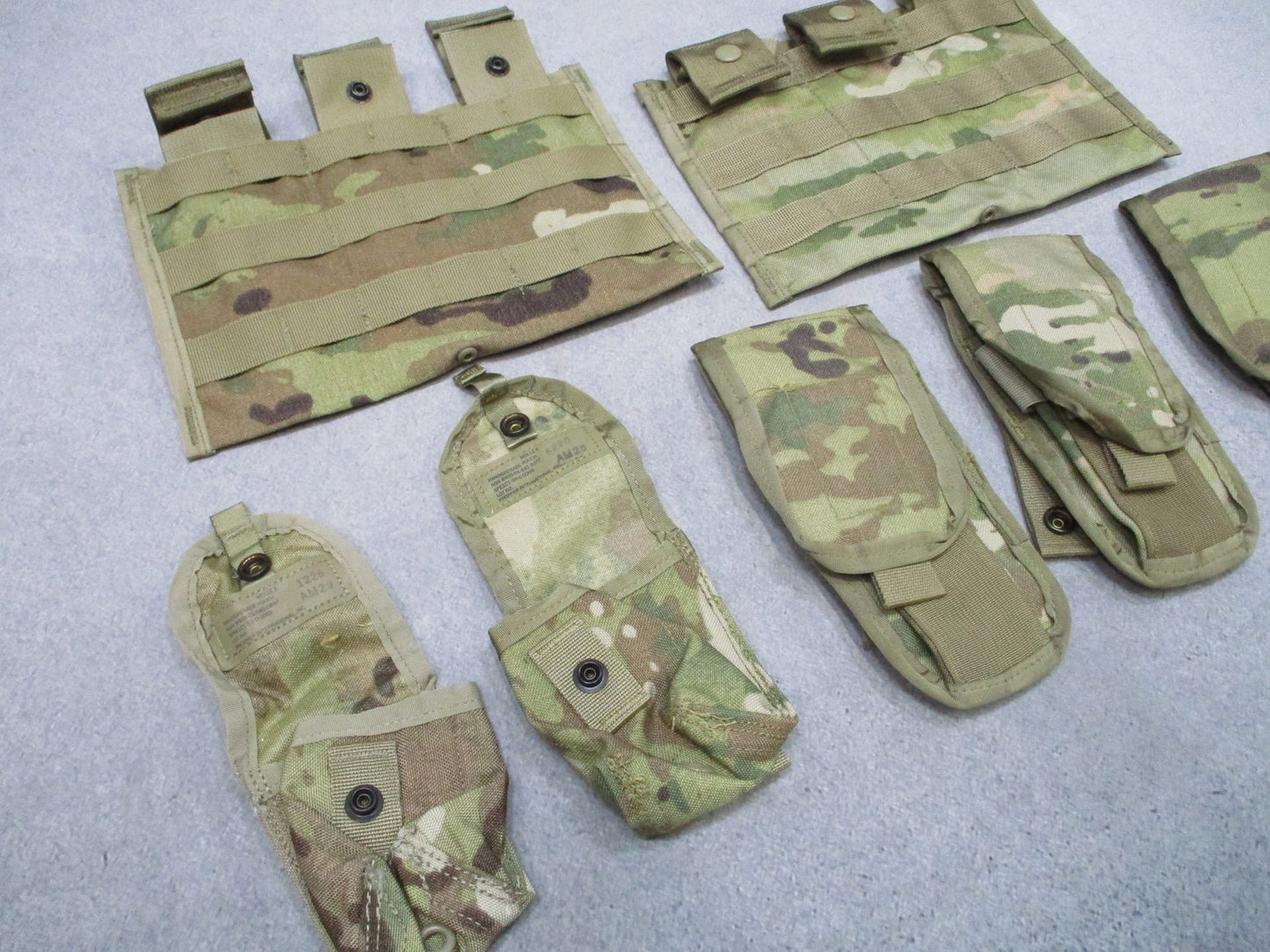 USGI Scorpion OCP MOLLE II Mag Grenade Pouch Set 5.56/.223 7 Piece Rifleman Set