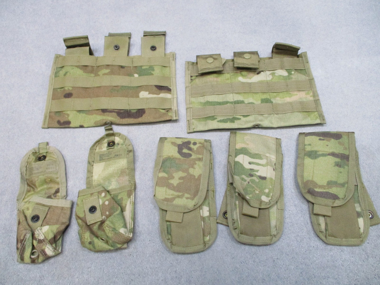 USGI Scorpion OCP MOLLE II Mag Grenade Pouch Set 5.56/.223 7 Piece Rifleman Set